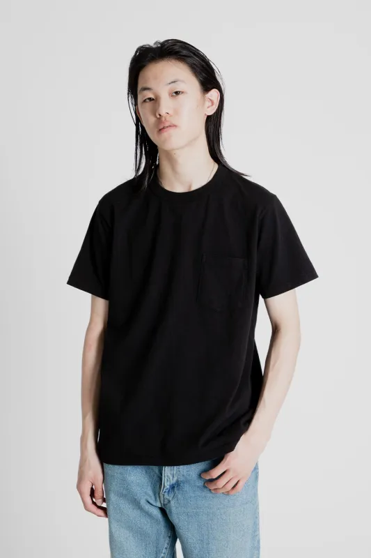 Pigment Dyed Pocket Tee - Jet Black sold by Wallace Mercantile