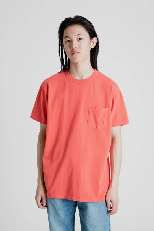Pigment Dyed Pocket Tee - Raspberry sold by Wallace Mercantile
