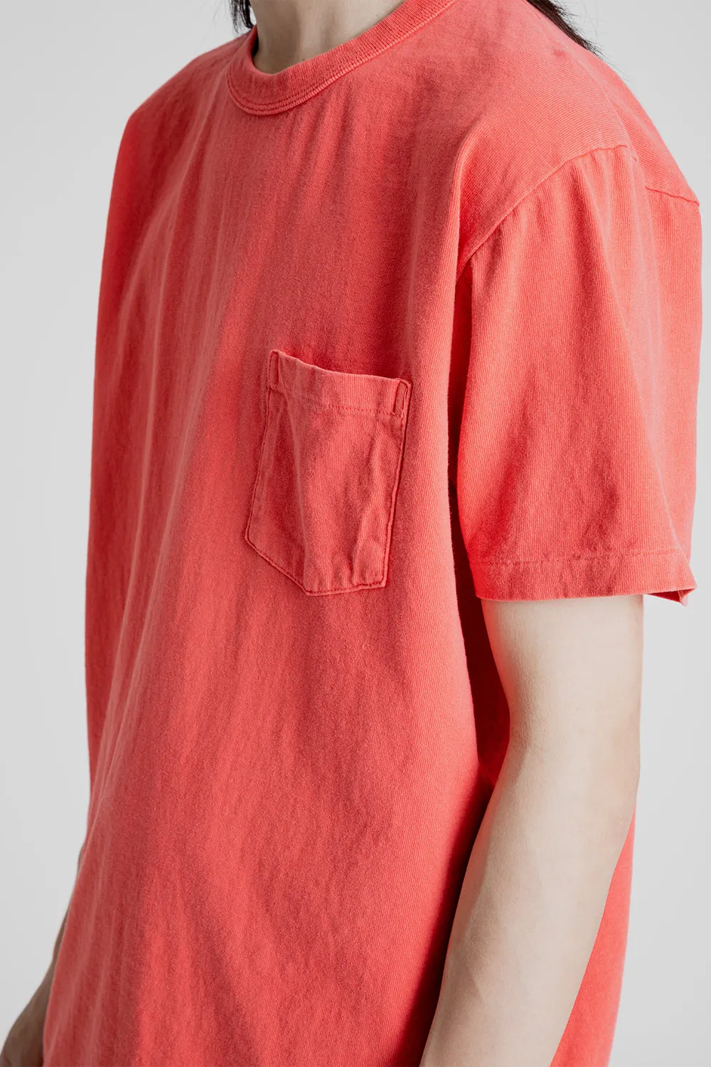 Pigment Dyed Pocket Tee - Raspberry sold by Wallace Mercantile product image thumbnail 5