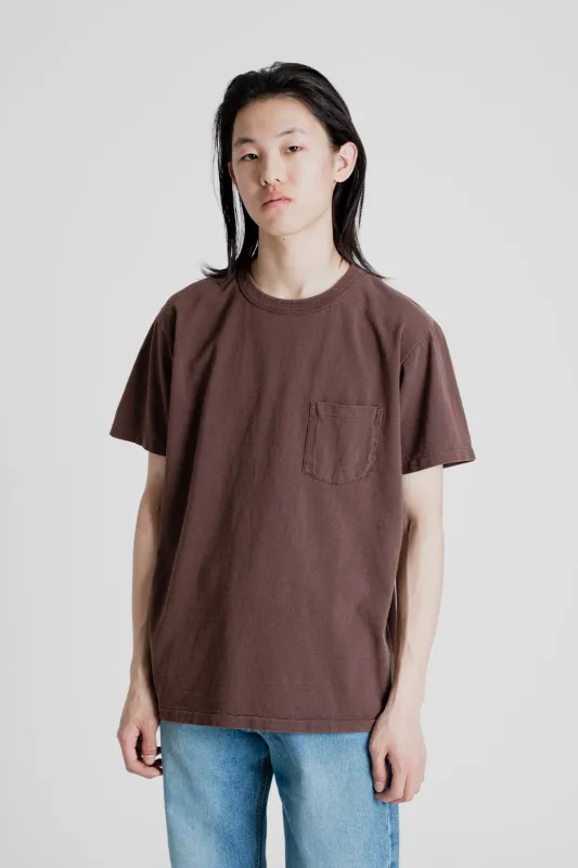 Pigment Dyed Pocket Tee - Cocoa sold by Wallace Mercantile