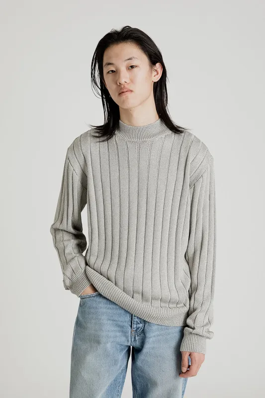 Mick Sweater - Silver sold by Wallace Mercantile