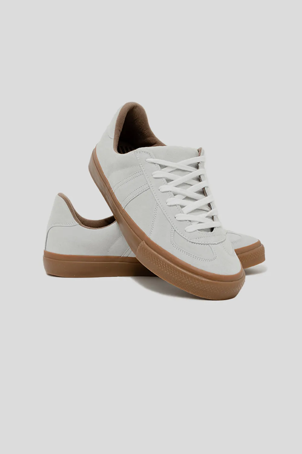 German Military Trainer "Skateboarding" - White Suede sold by Wallace Mercantile product image thumbnail 2