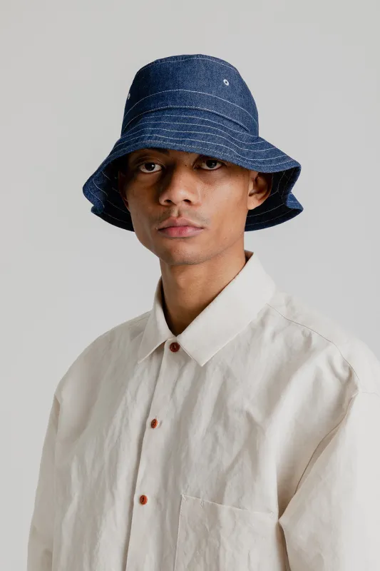 Bucket Hat - Indigo made by S.K. Manor Hill