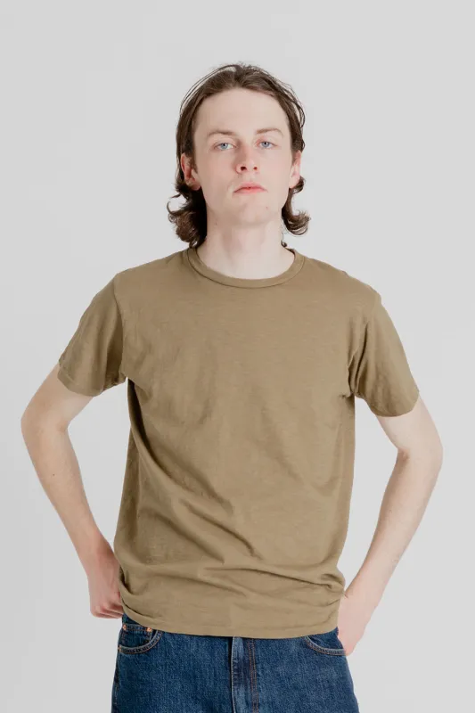 Rolled Regular Short Sleeve Tee - Olive sold by Wallace Mercantile