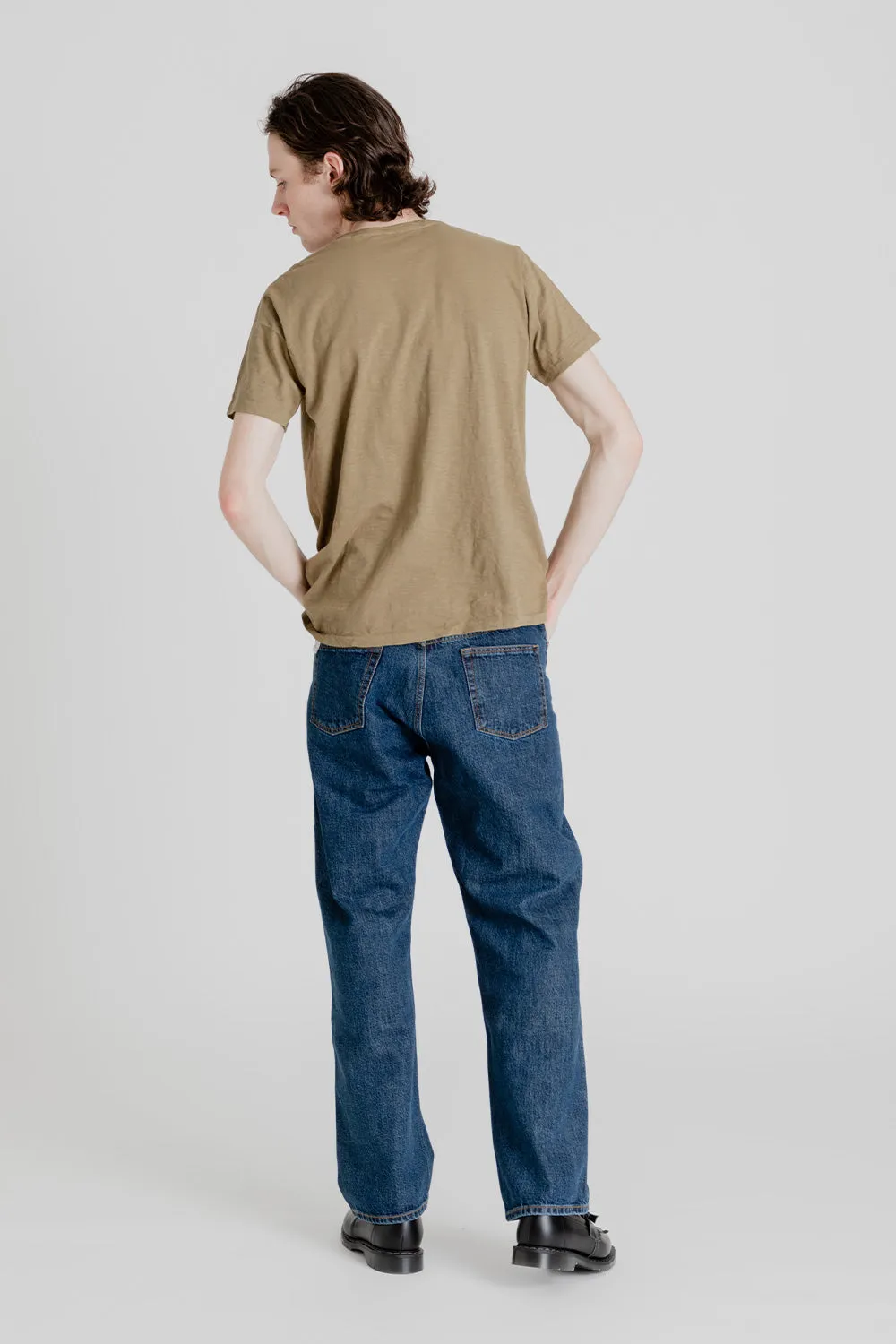 Rolled Regular Short Sleeve Tee - Olive sold by Wallace Mercantile product image thumbnail 3