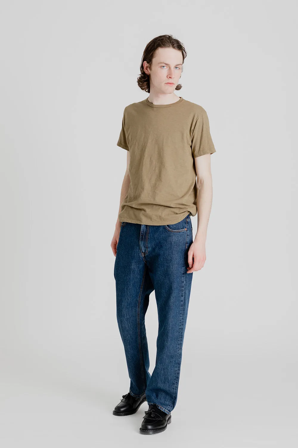 Rolled Regular Short Sleeve Tee - Olive sold by Wallace Mercantile product image thumbnail 2