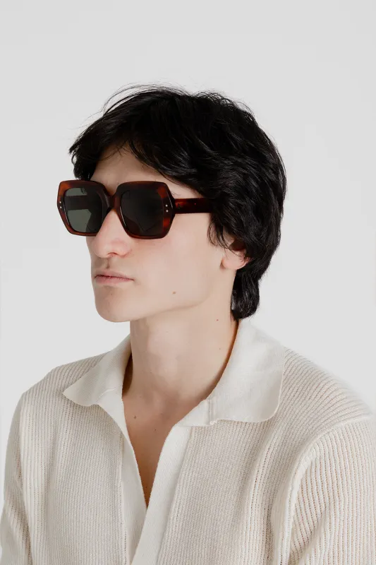 Kaia - Amber / Green Solid Lens sold by Wallace Mercantile