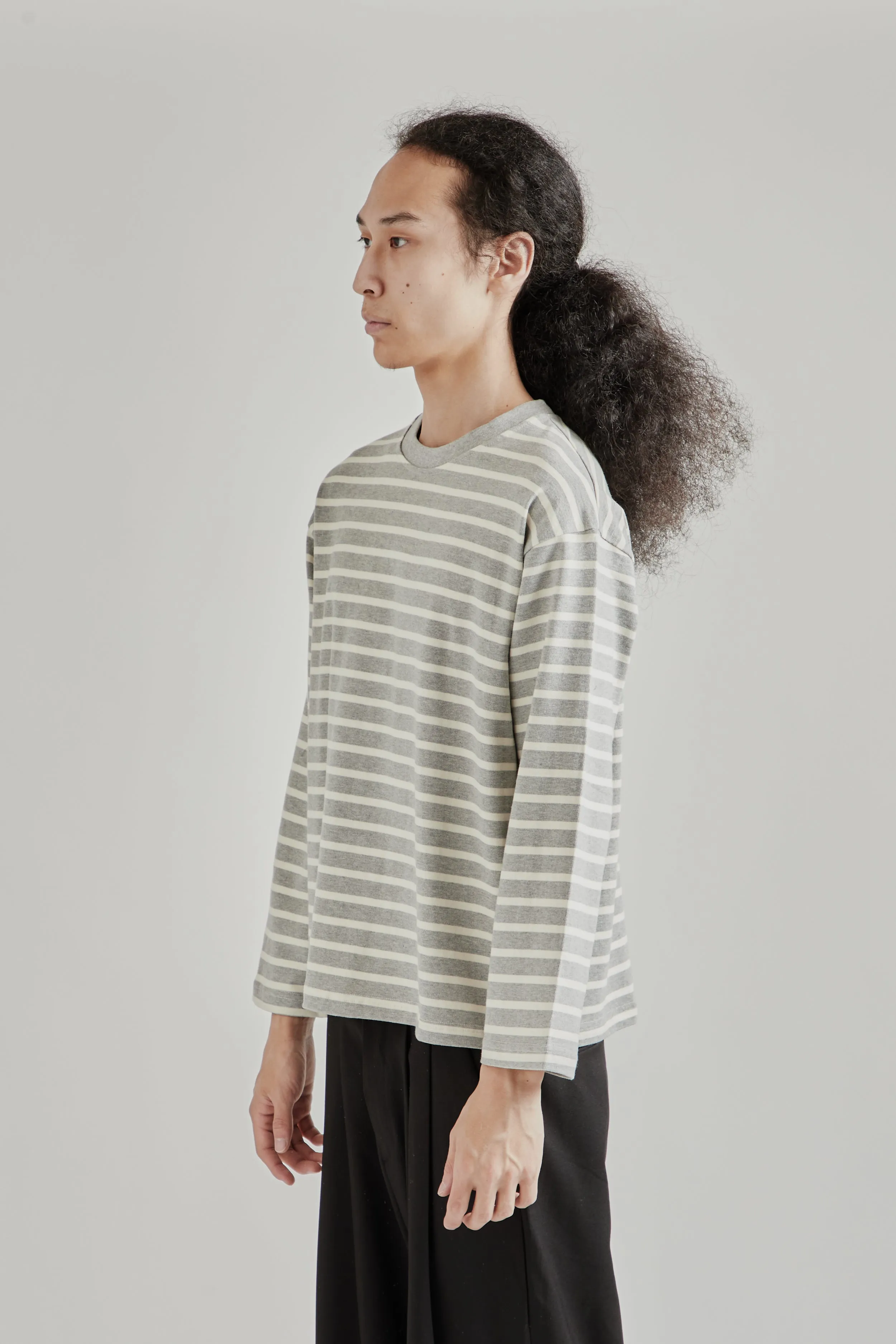 Longsleeve Stripe Top - Grey sold by Wallace Mercantile product image thumbnail 4