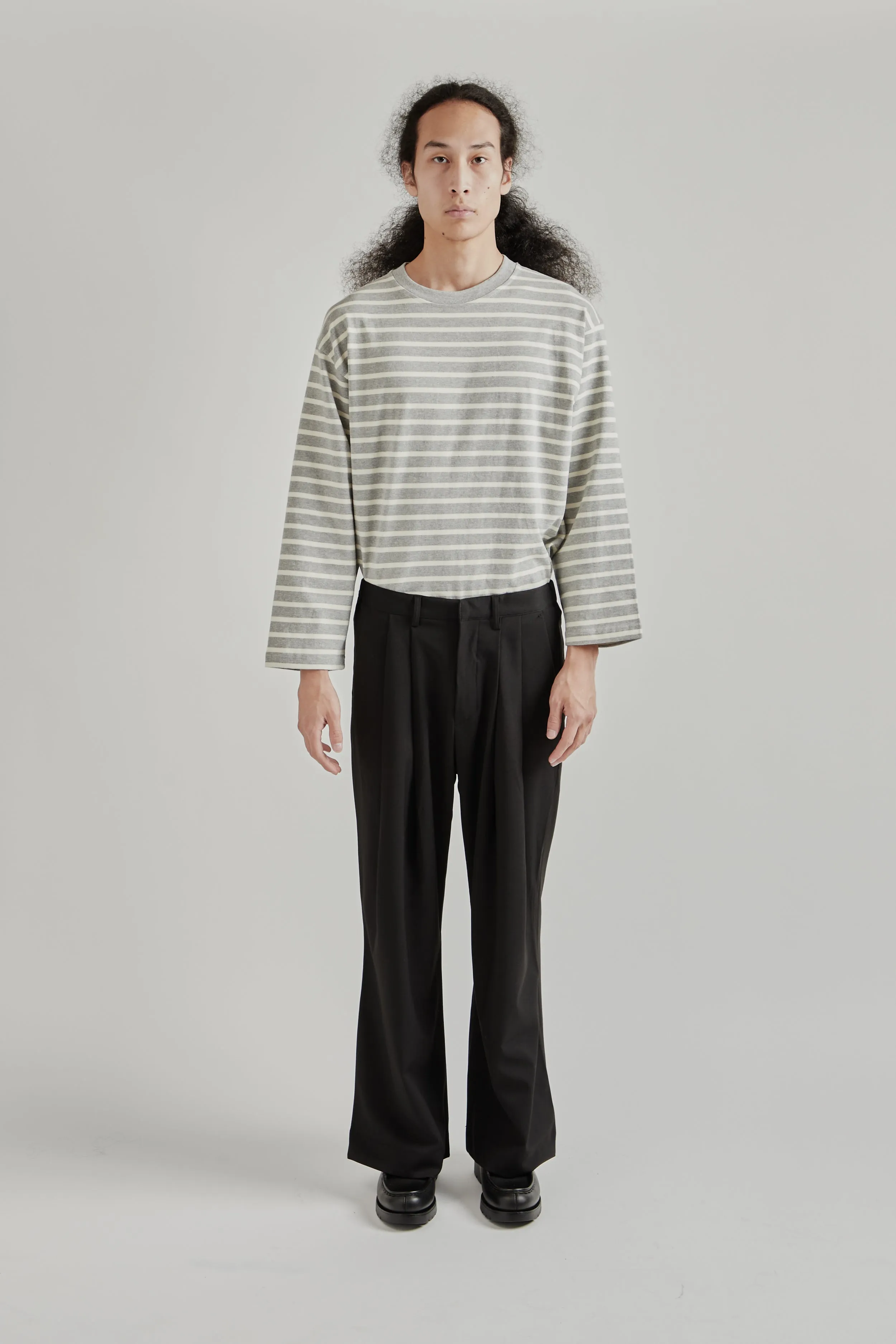 Pintuck Maxi Trousers - Black sold by Wallace Mercantile product image thumbnail 3