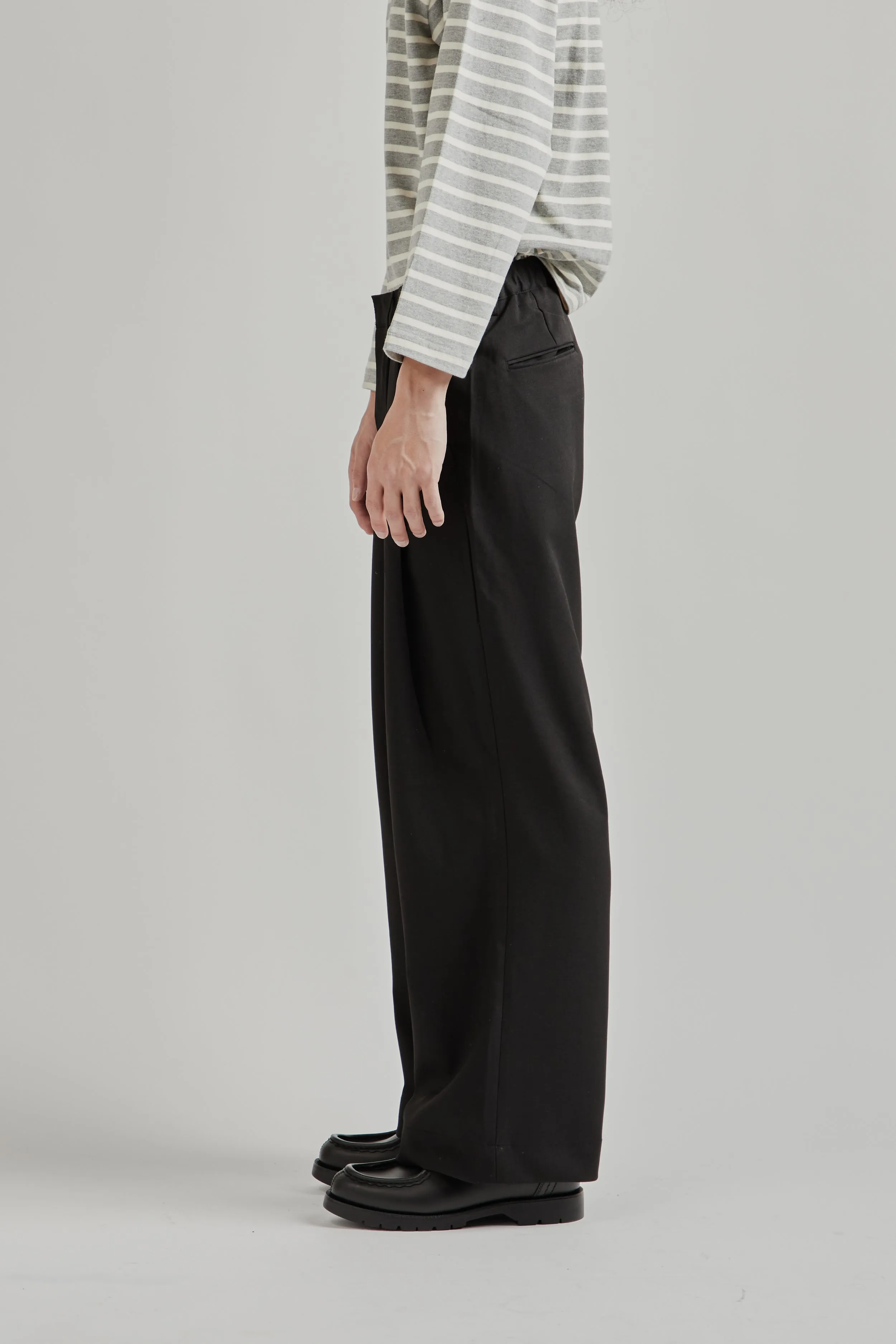 Pintuck Maxi Trousers - Black sold by Wallace Mercantile product image thumbnail 4