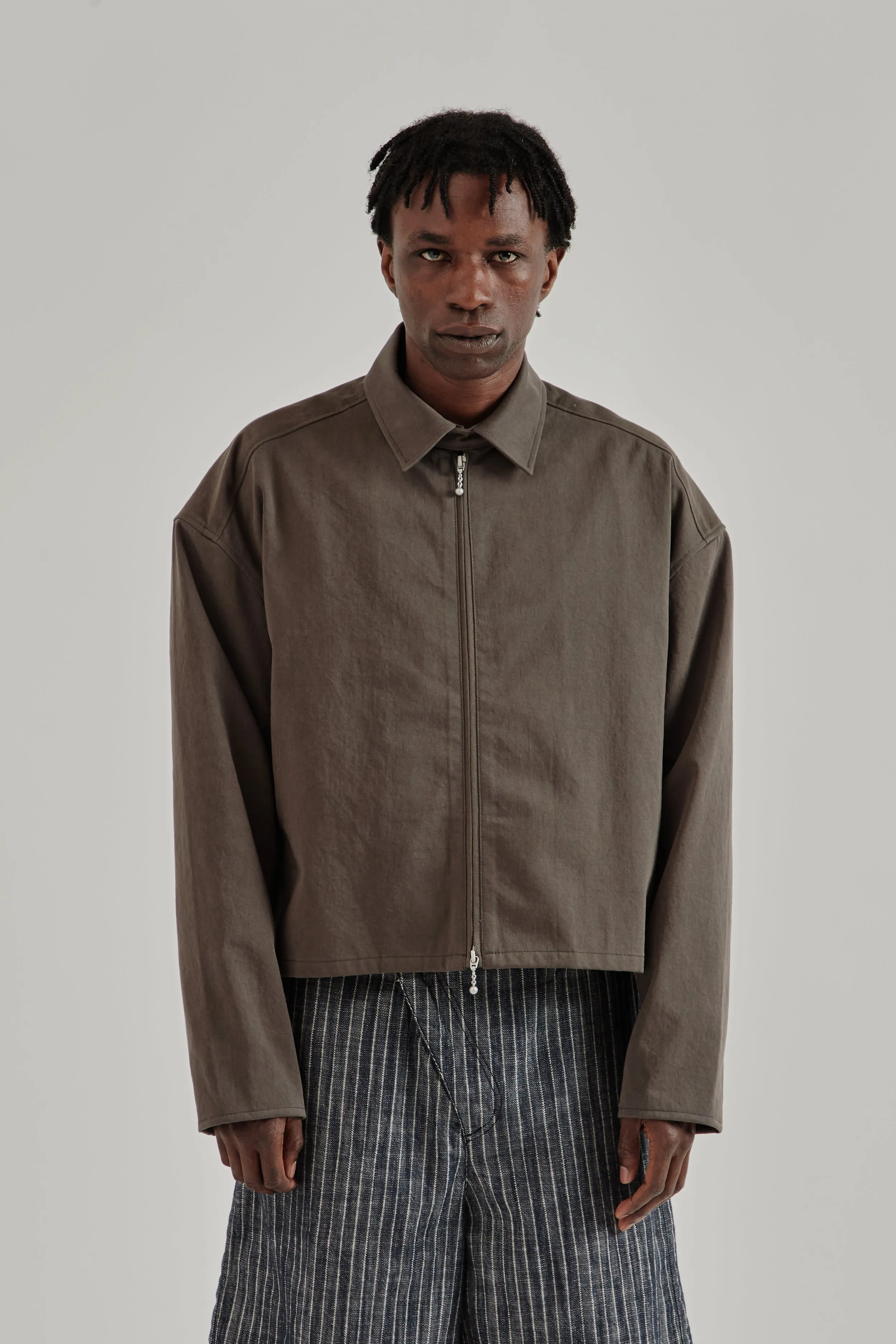 Nomadic Cropped Jacket - Shadow Grey sold by Wallace Mercantile