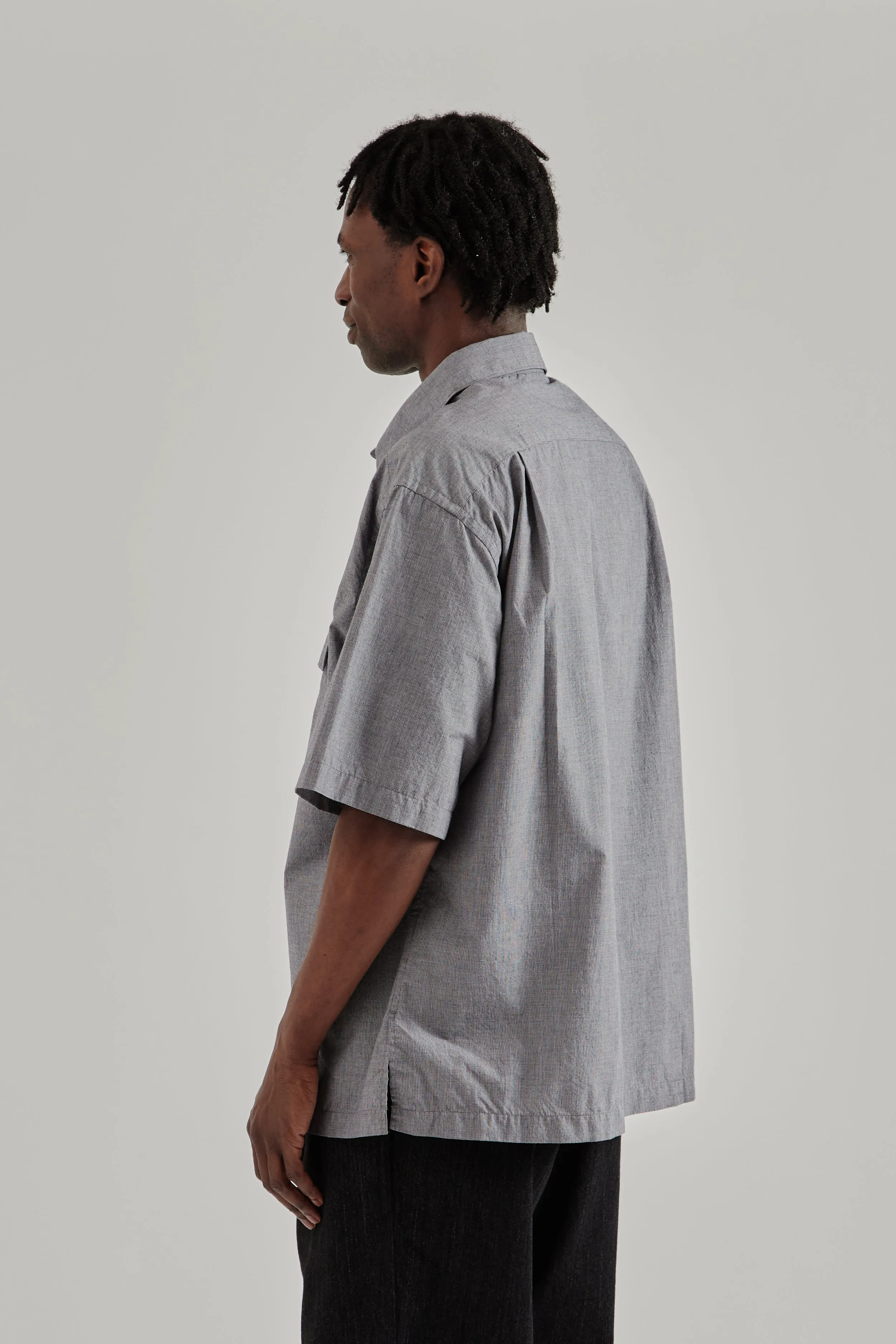Regular Collar Short Sleeve Shirt - Navy sold by Wallace Mercantile product image thumbnail 5