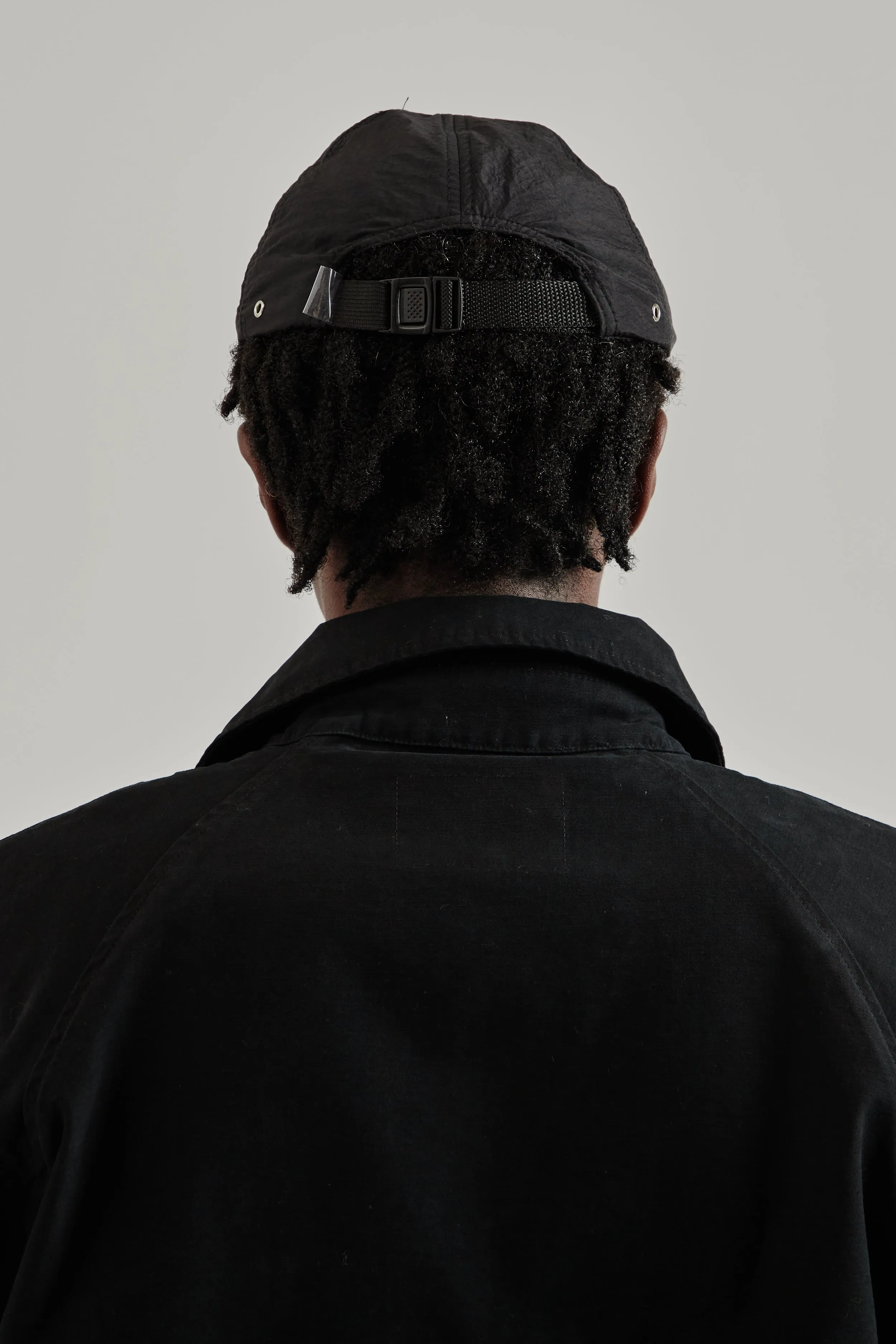 Crinkle Nylon Logo Cap - Midnight sold by Wallace Mercantile product image thumbnail 4