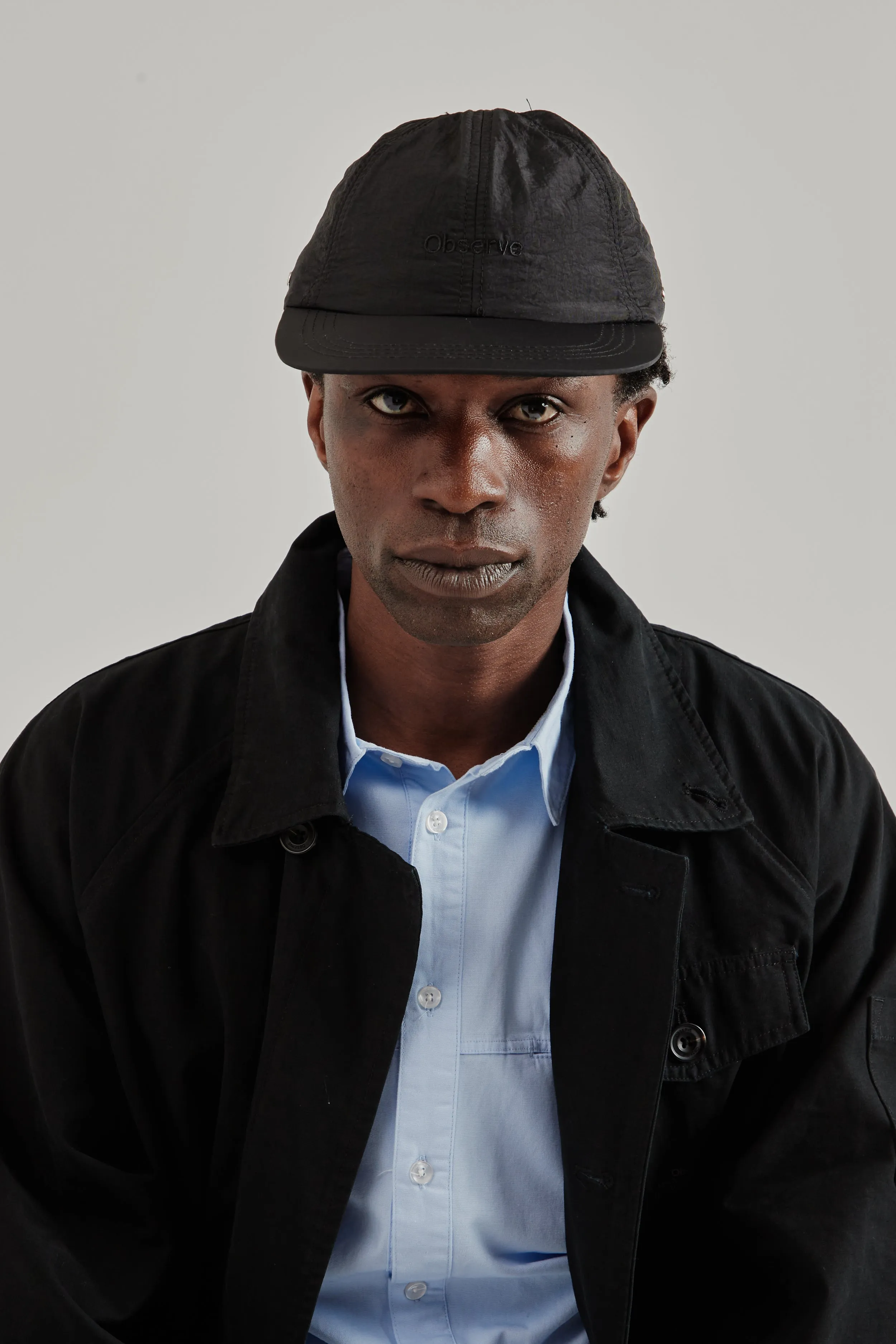 Crinkle Nylon Logo Cap - Midnight sold by Wallace Mercantile product image thumbnail 3