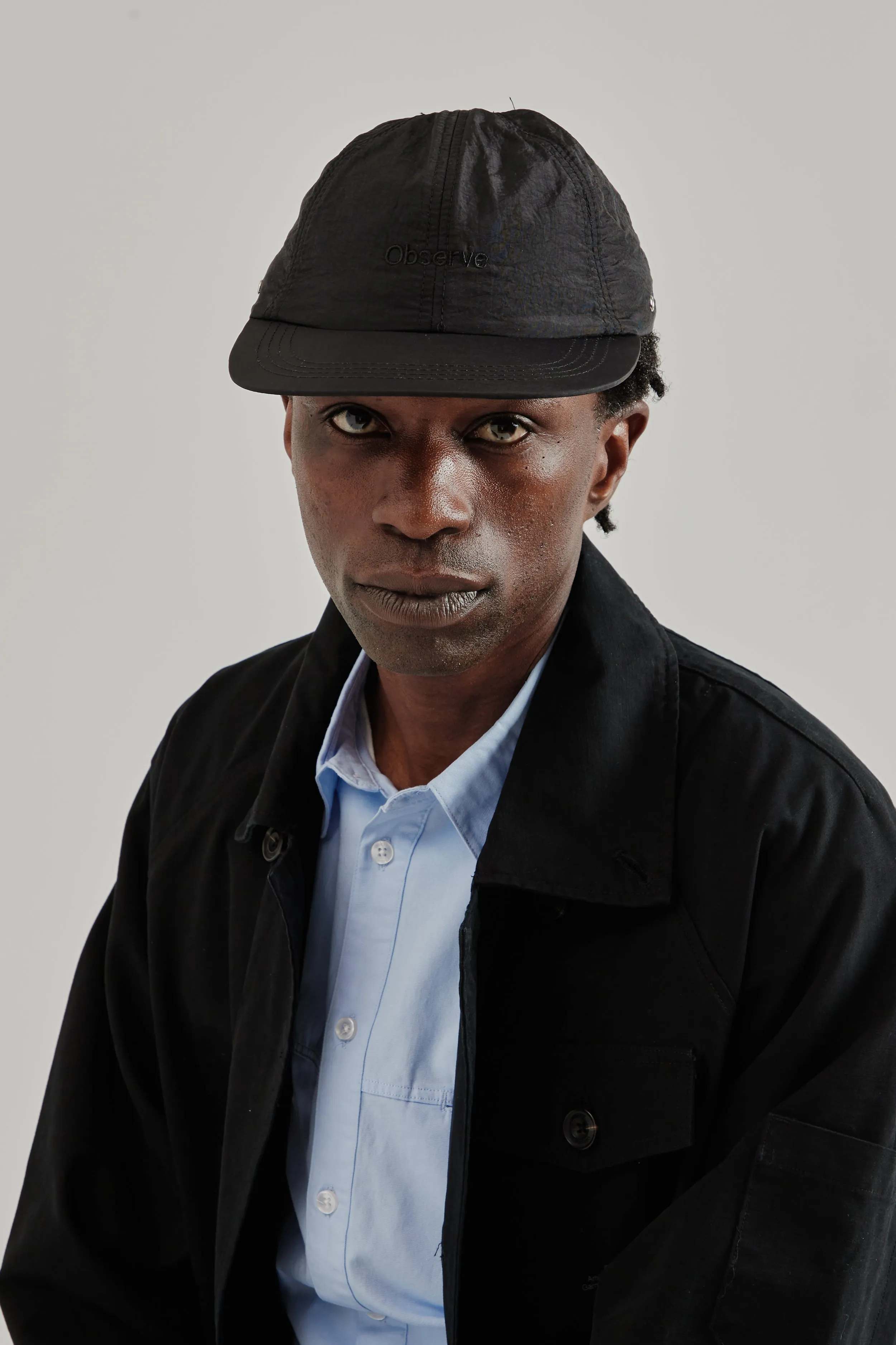 Crinkle Nylon Logo Cap - Midnight sold by Wallace Mercantile product image thumbnail 2