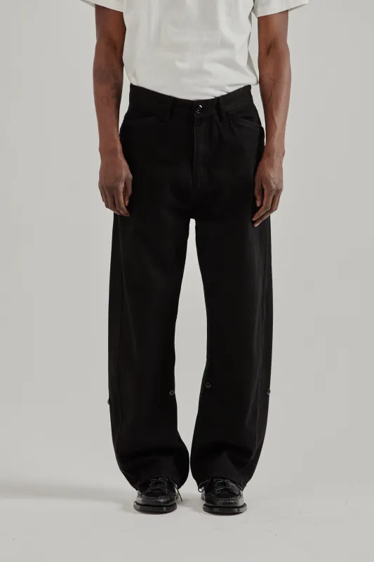 Twisted Cambia Denim Pant - Black sold by Wallace Mercantile