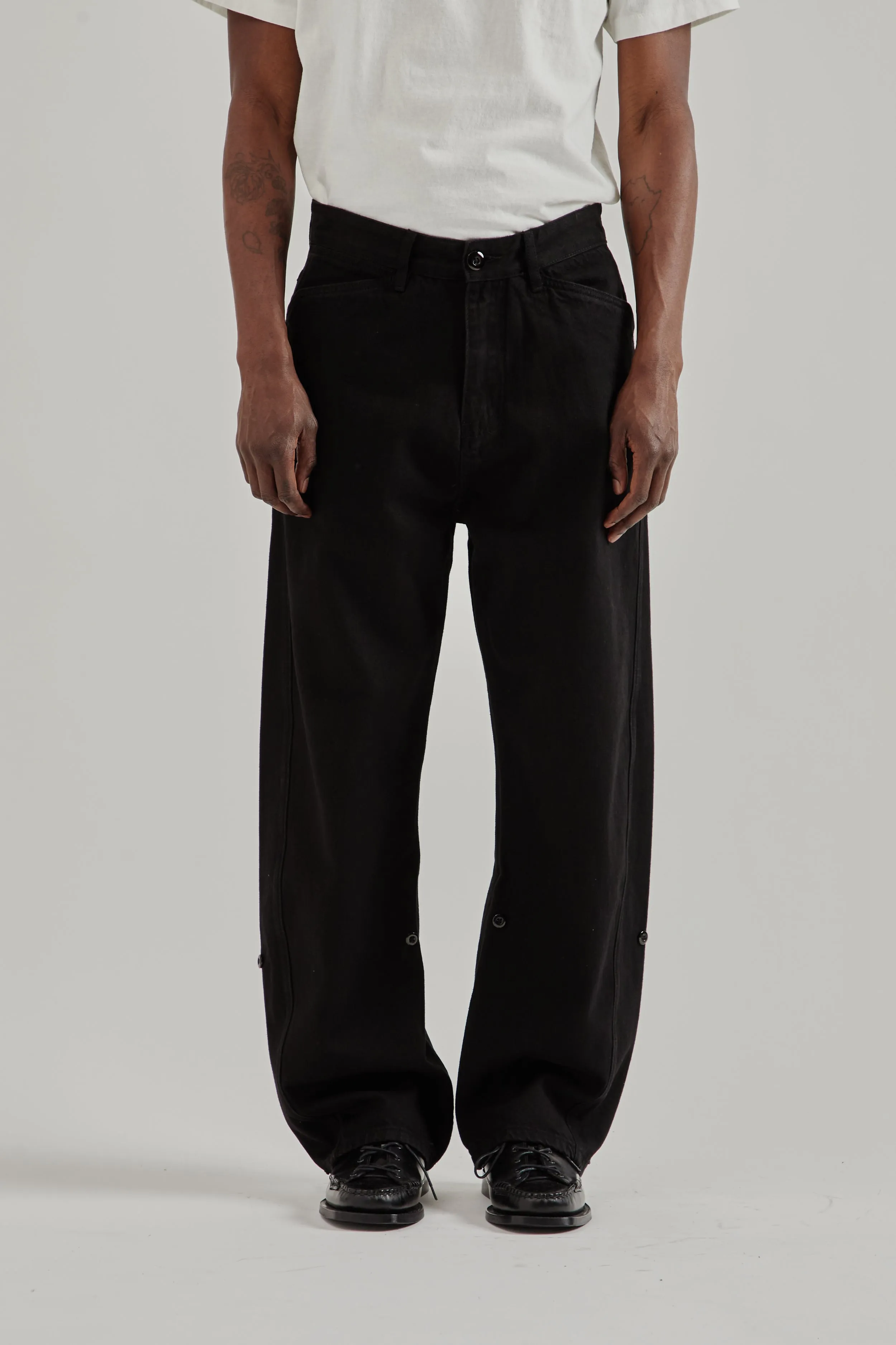 Twisted Cambia Denim Pant - Black sold by Wallace Mercantile