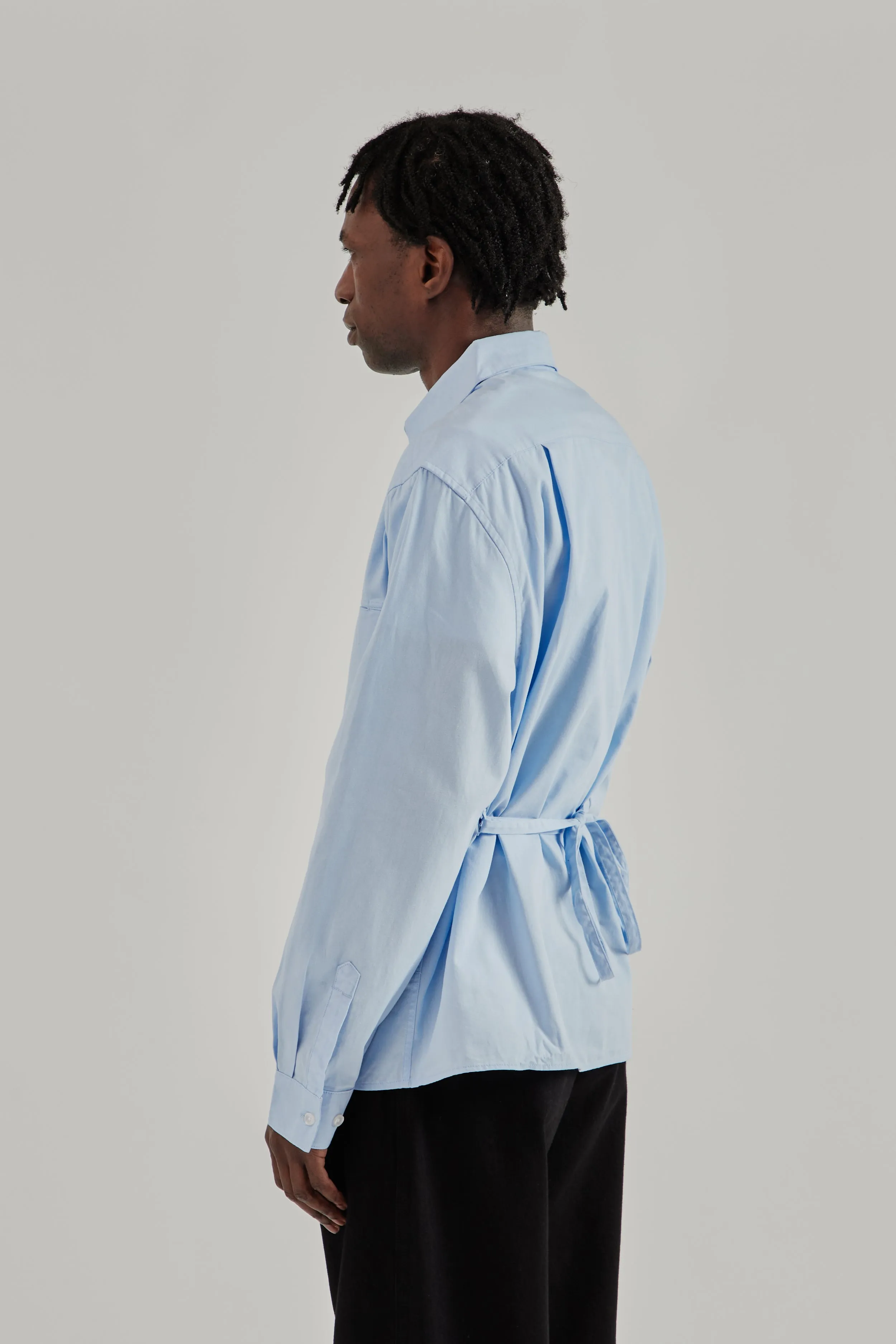 Poplin Loop Shirt - Blue sold by Wallace Mercantile product image thumbnail 5