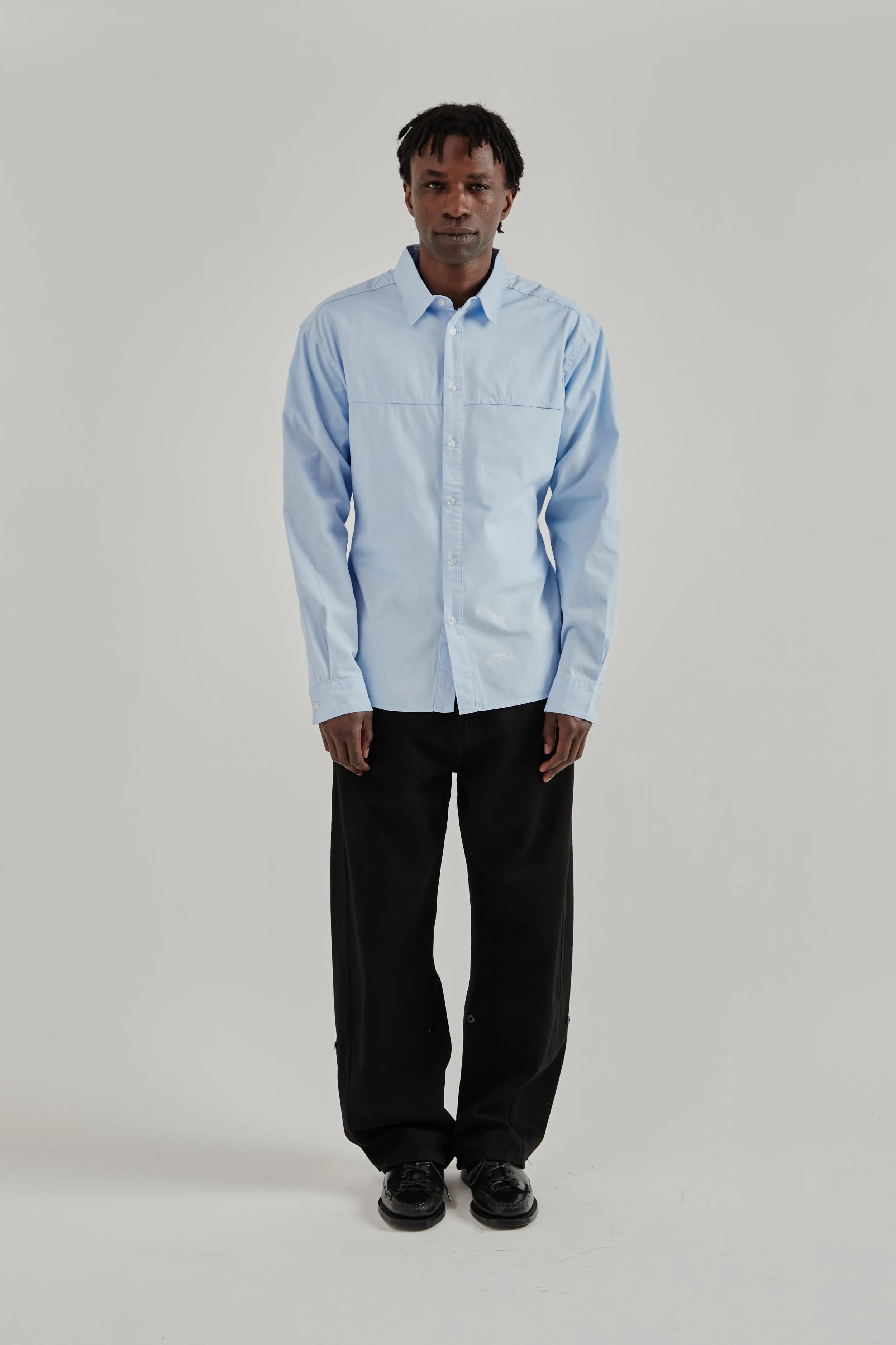 Poplin Loop Shirt - Blue sold by Wallace Mercantile product image thumbnail 3