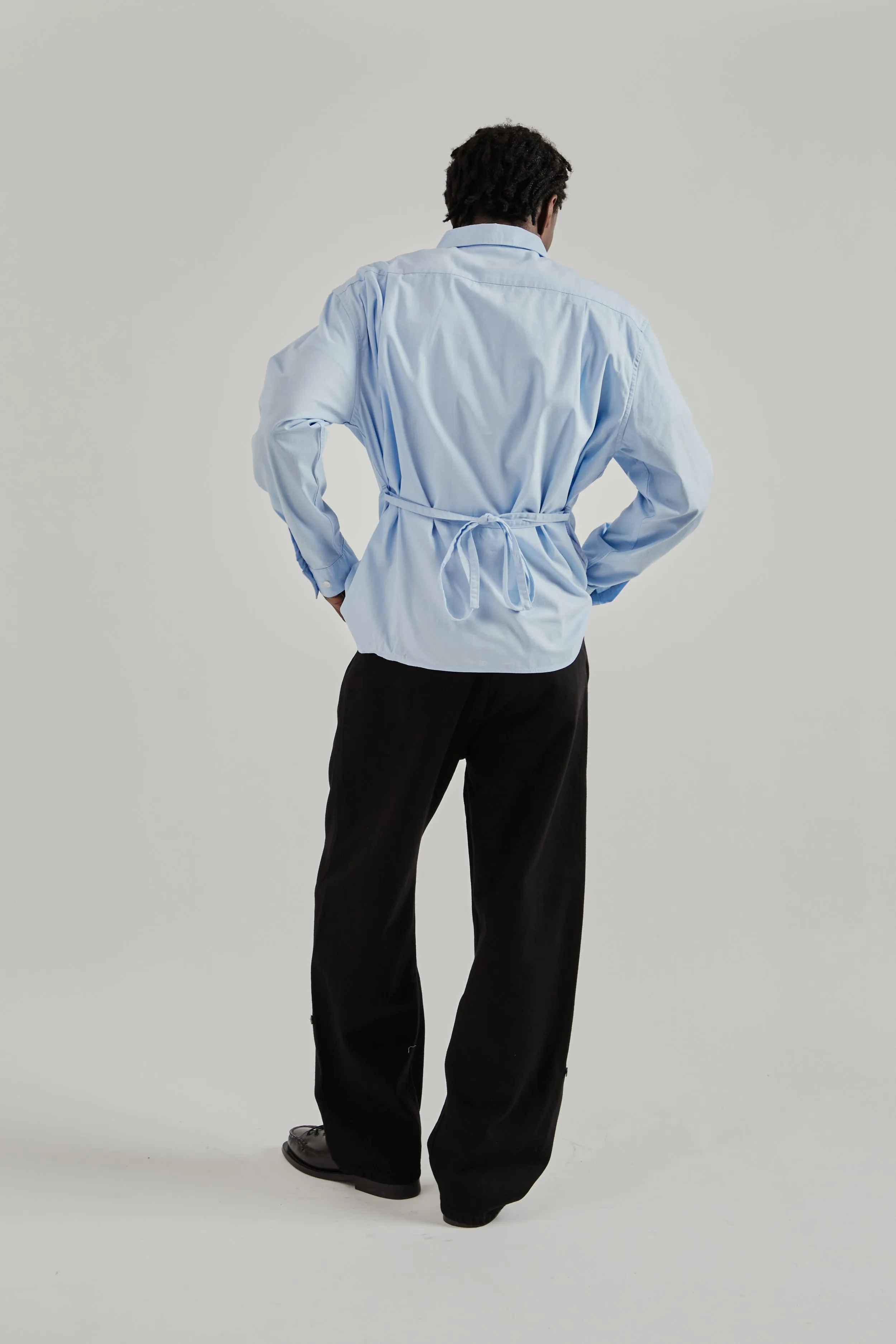 Poplin Loop Shirt - Blue sold by Wallace Mercantile product image thumbnail 2