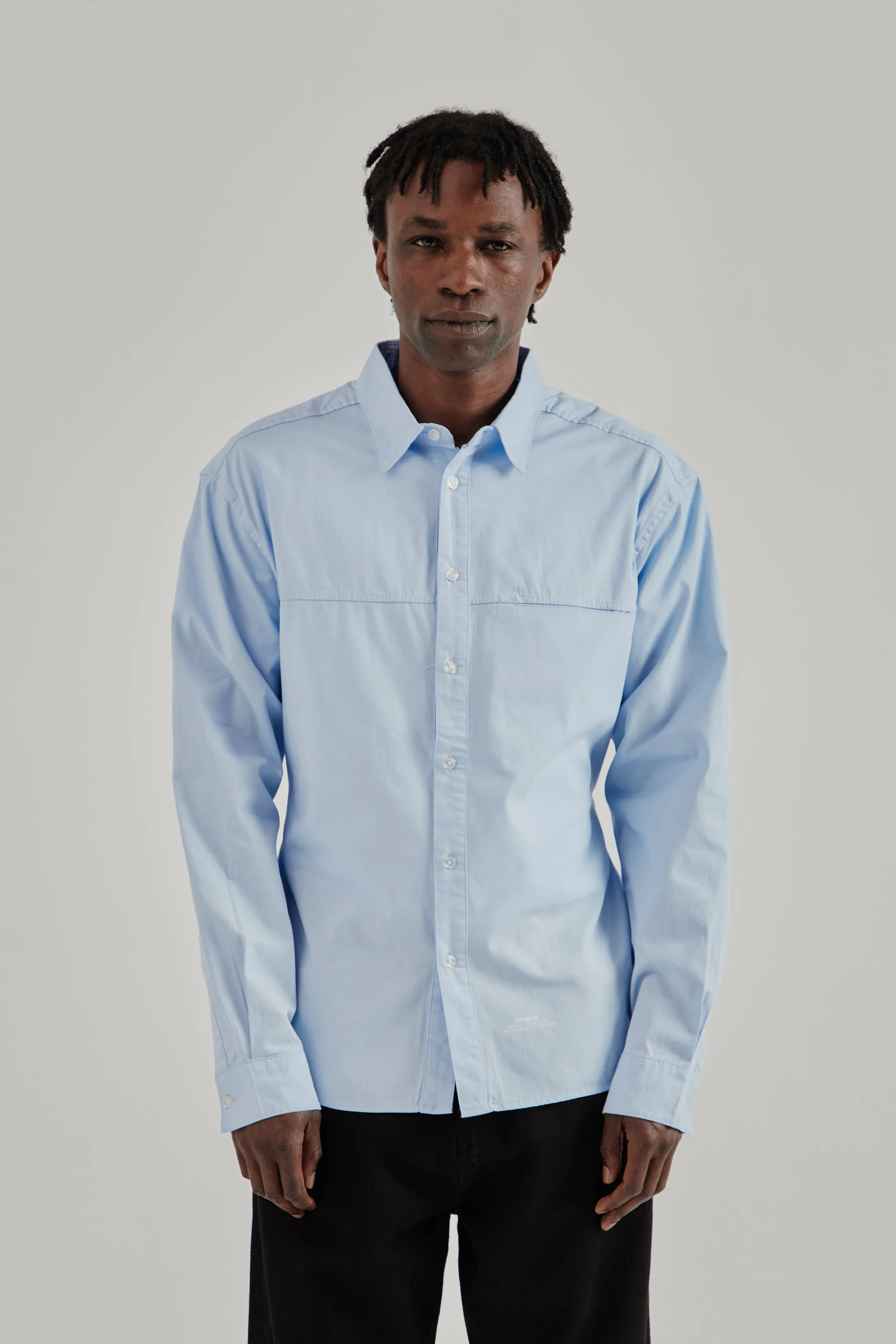Poplin Loop Shirt - Blue sold by Wallace Mercantile