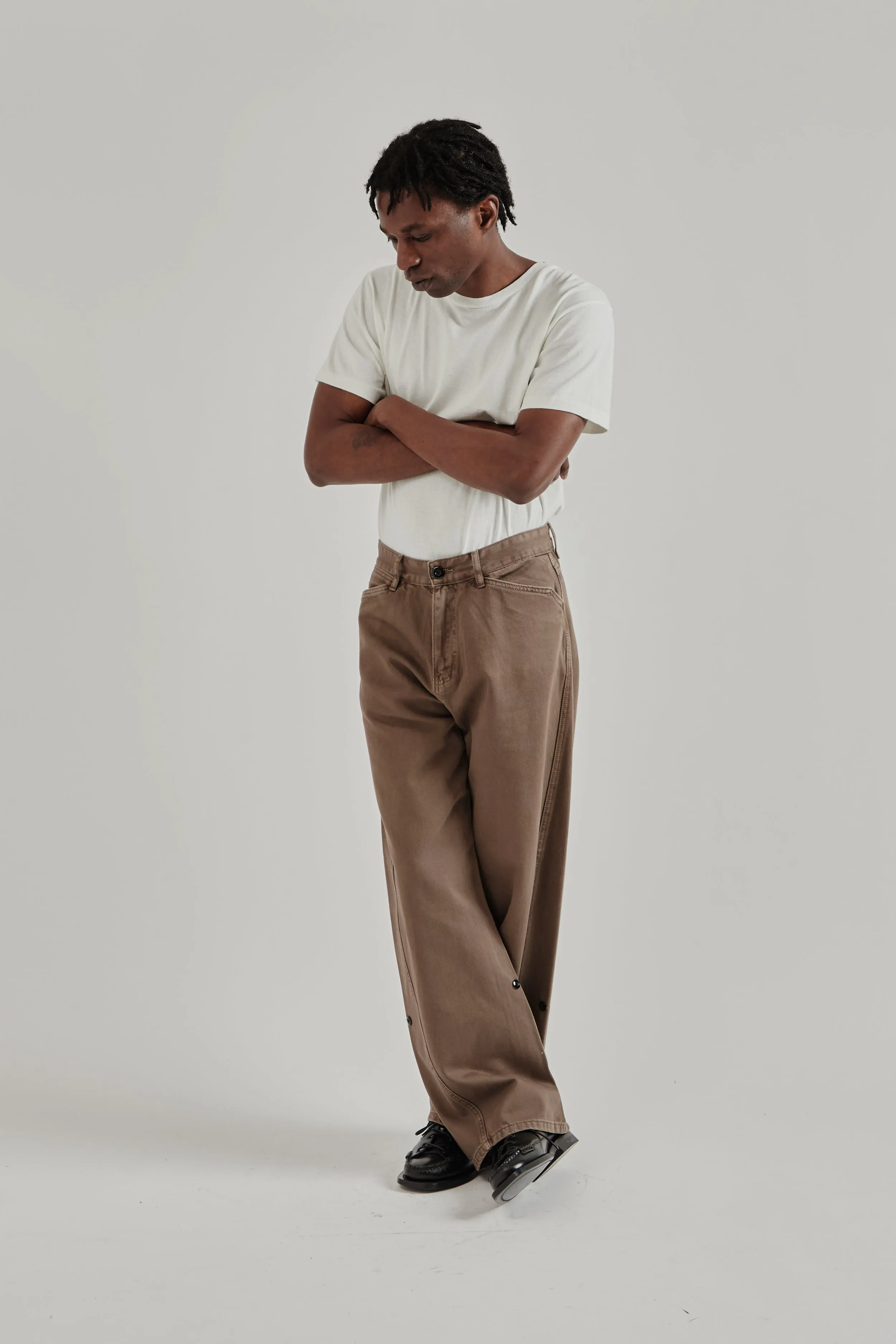 Twisted Cambia Denim Pant - Taupe sold by Wallace Mercantile product image thumbnail 2