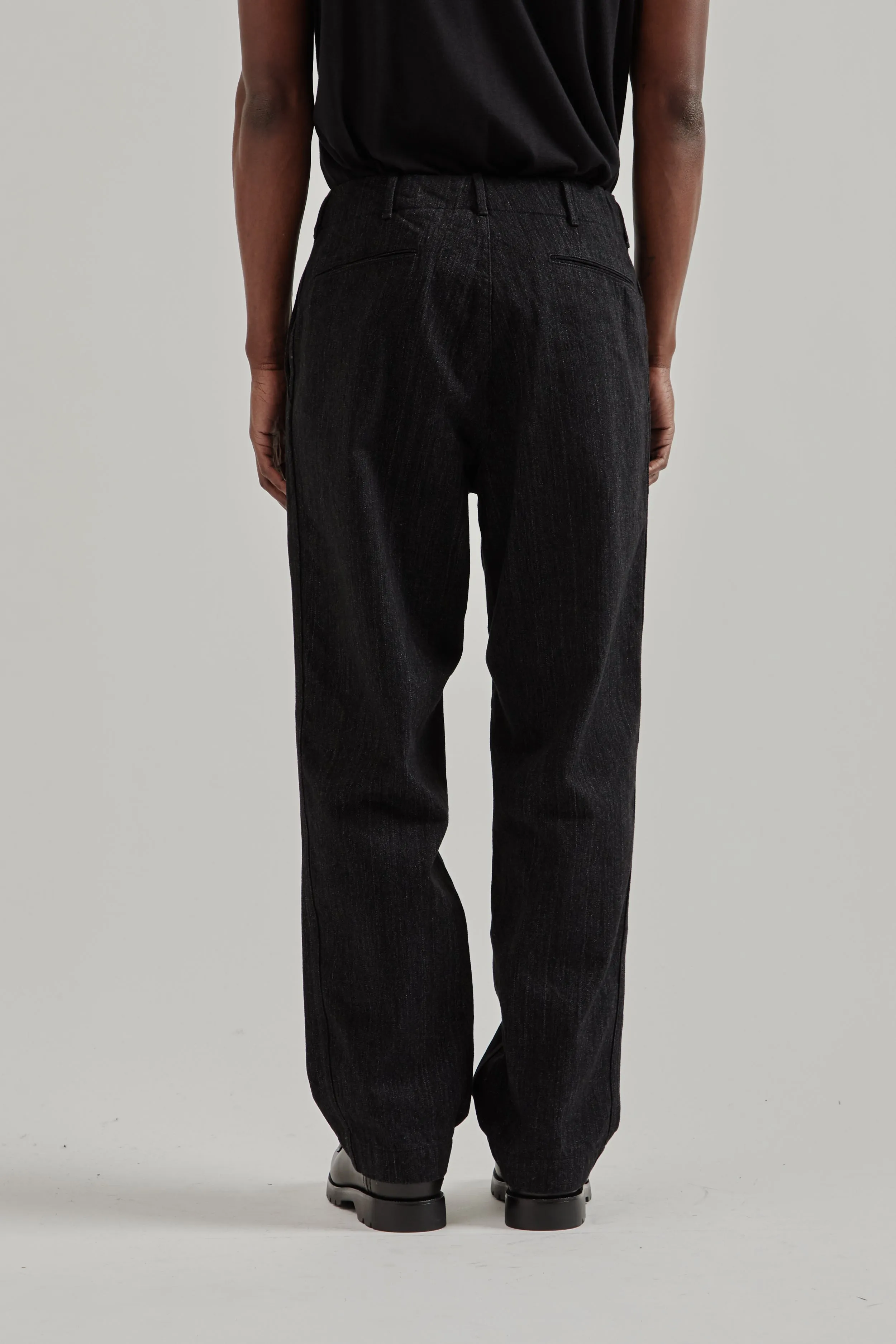 Wide Denim Pants - Black sold by Wallace Mercantile product image thumbnail 5