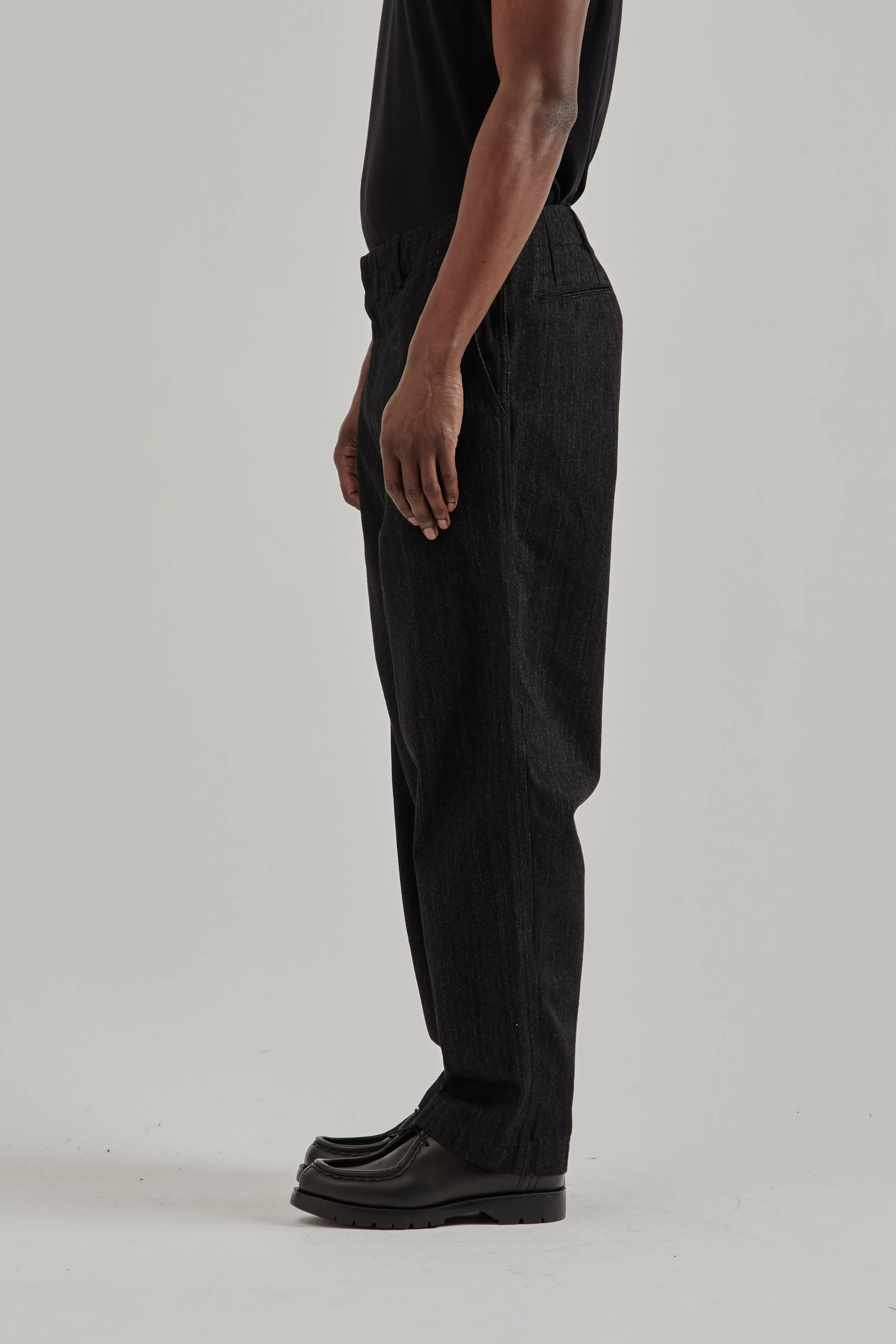 Wide Denim Pants - Black sold by Wallace Mercantile product image thumbnail 4