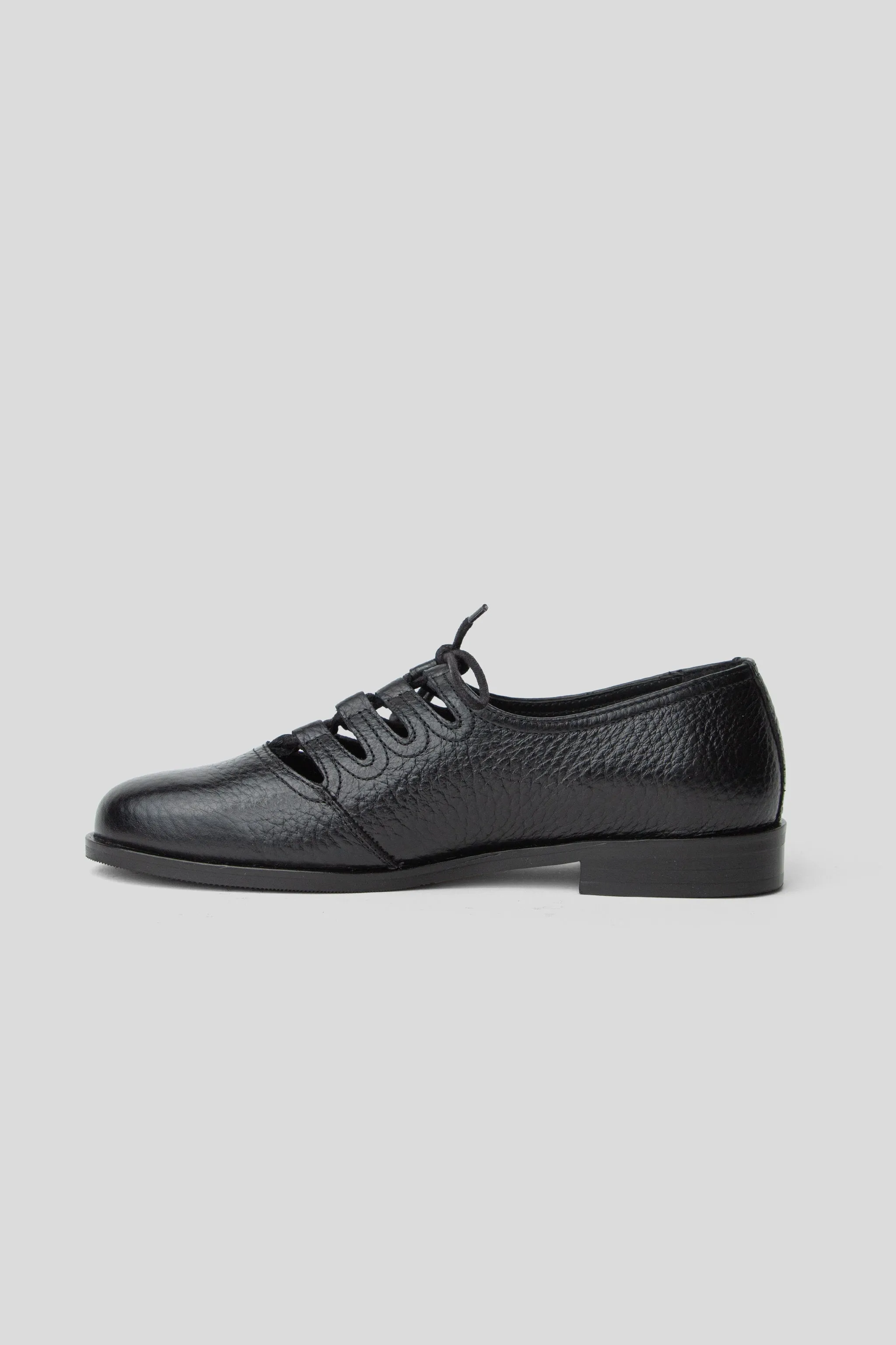 Steve - Black Jumbo Grained Calf Leather sold by Wallace Mercantile product image thumbnail 5