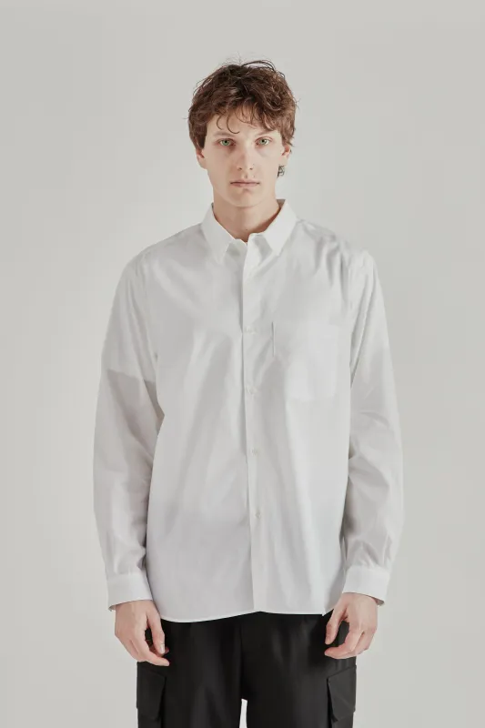 Regular Collar Shirt - White made by Wallace Mercantile