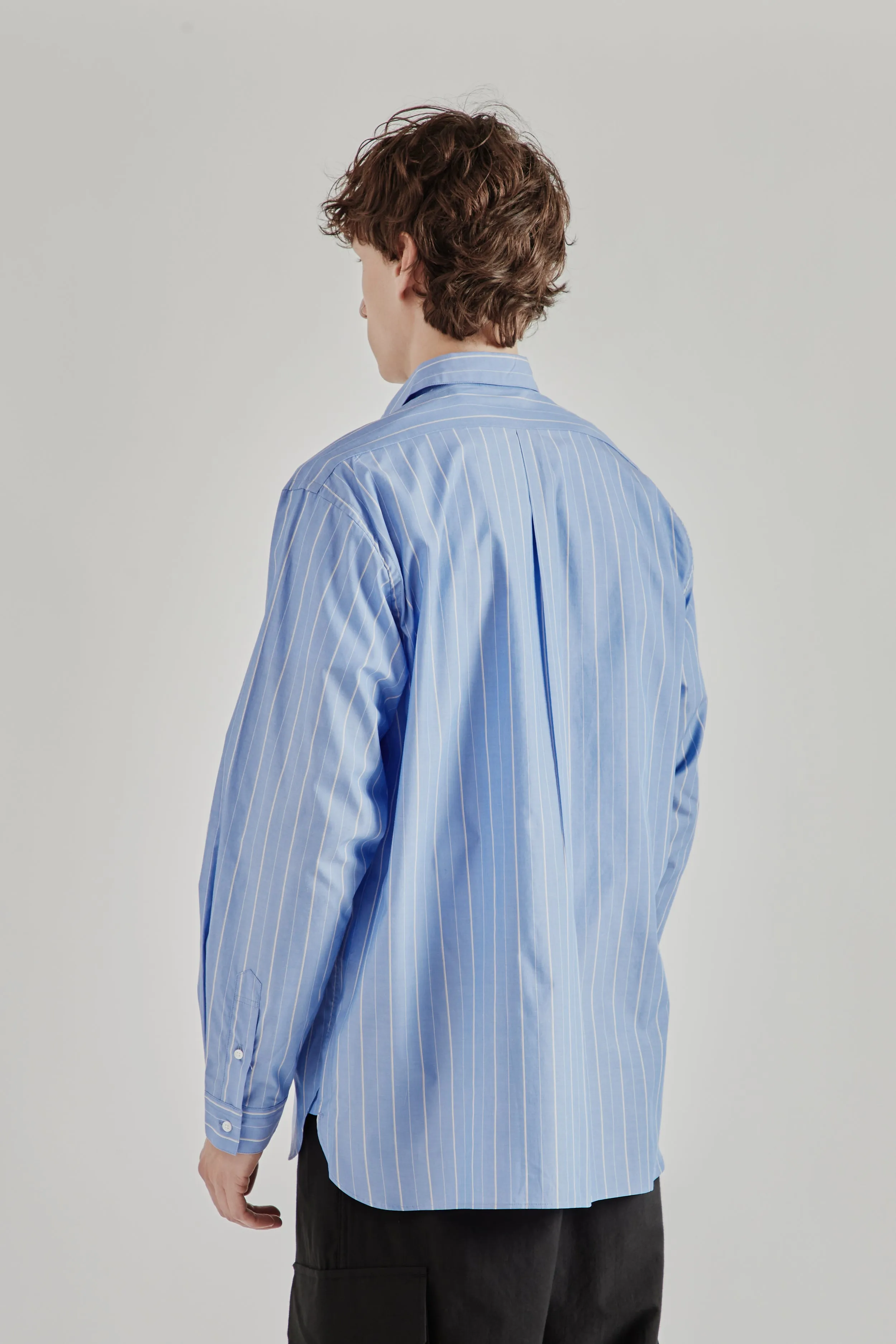 Regular Collar Shirt - Blue Stripe sold by Wallace Mercantile product image thumbnail 5