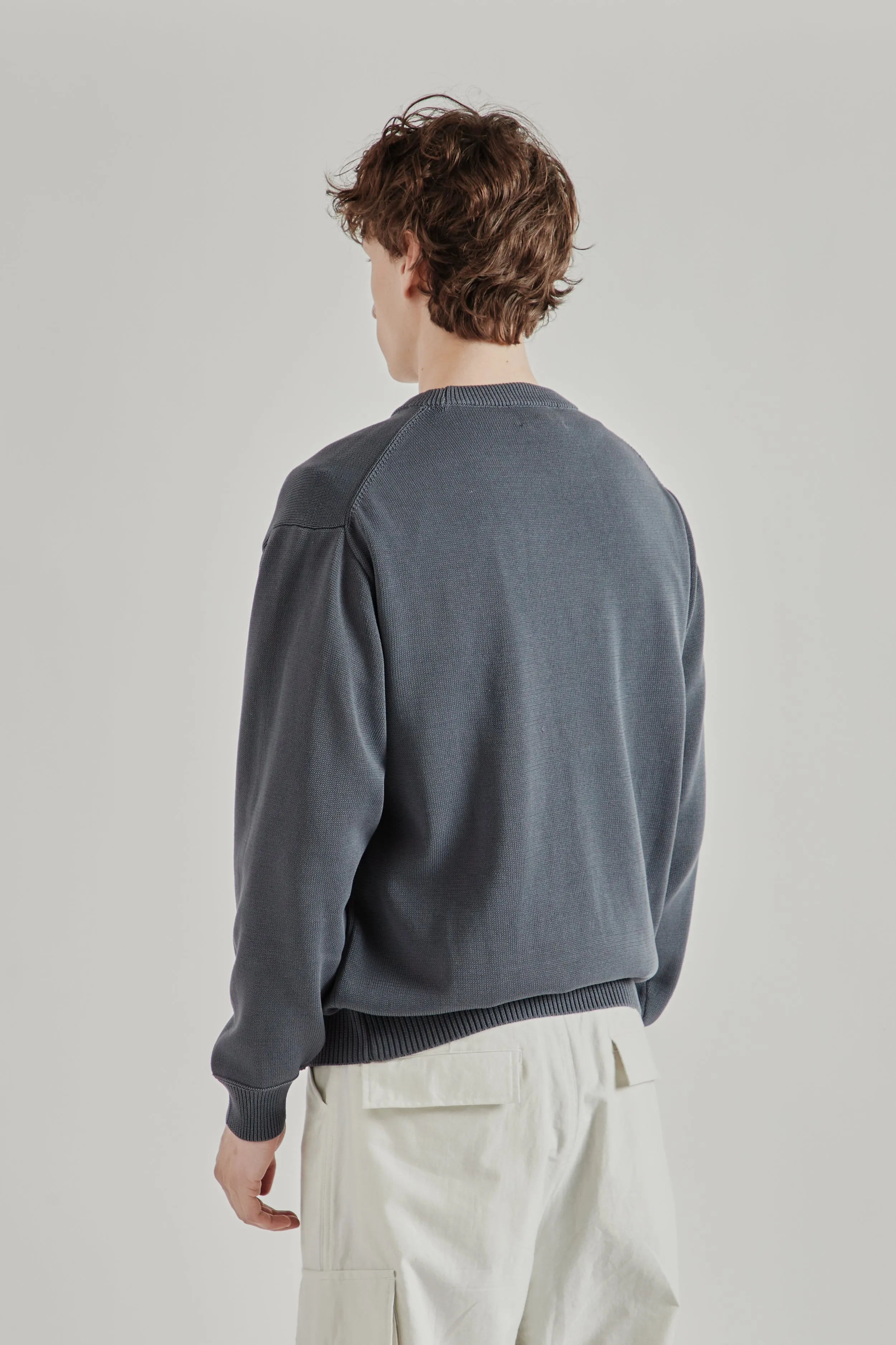 10G Cotton Sweater - Blue Grey sold by Wallace Mercantile product image thumbnail 5
