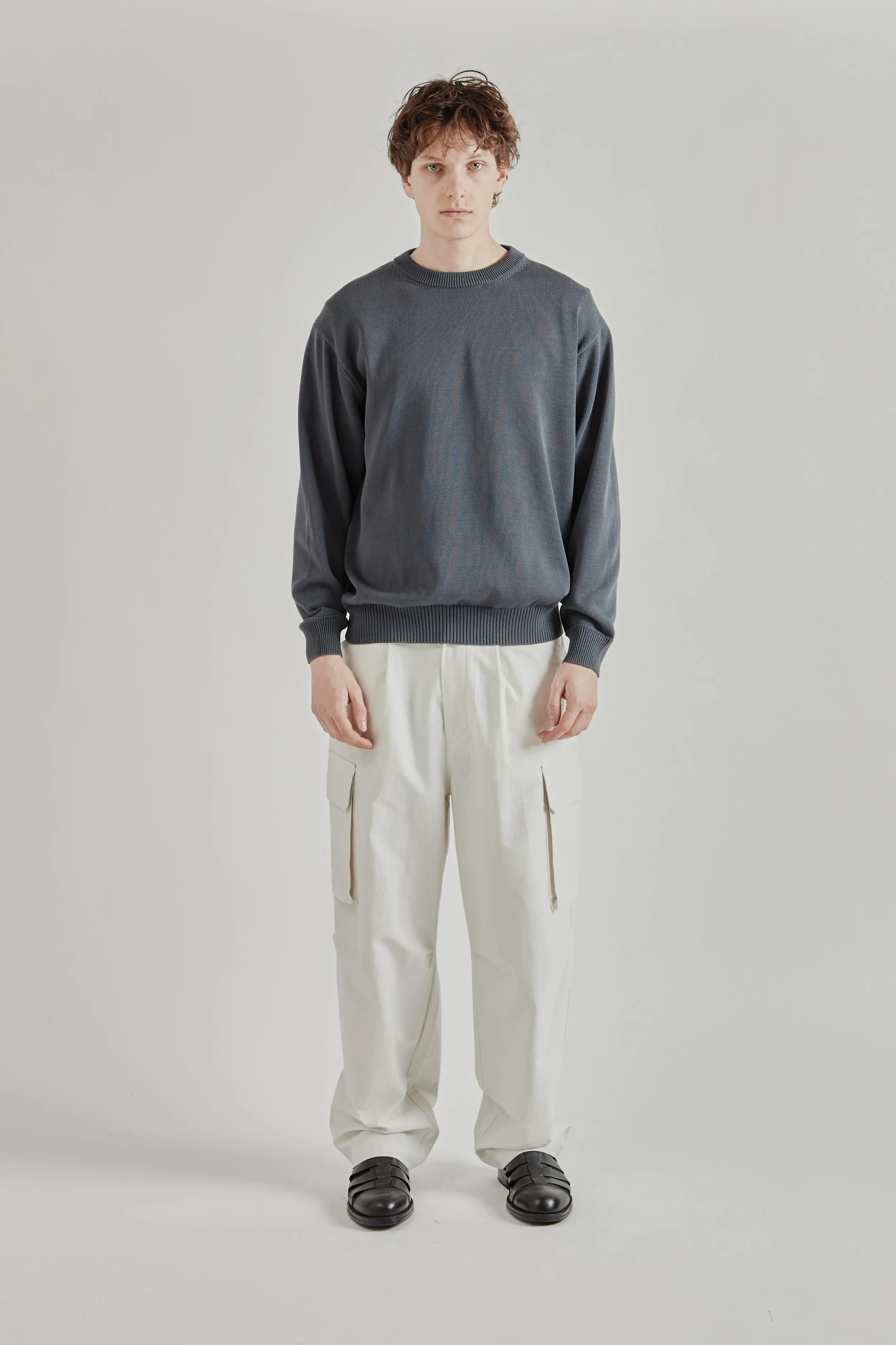10G Cotton Sweater - Blue Grey sold by Wallace Mercantile product image thumbnail 3