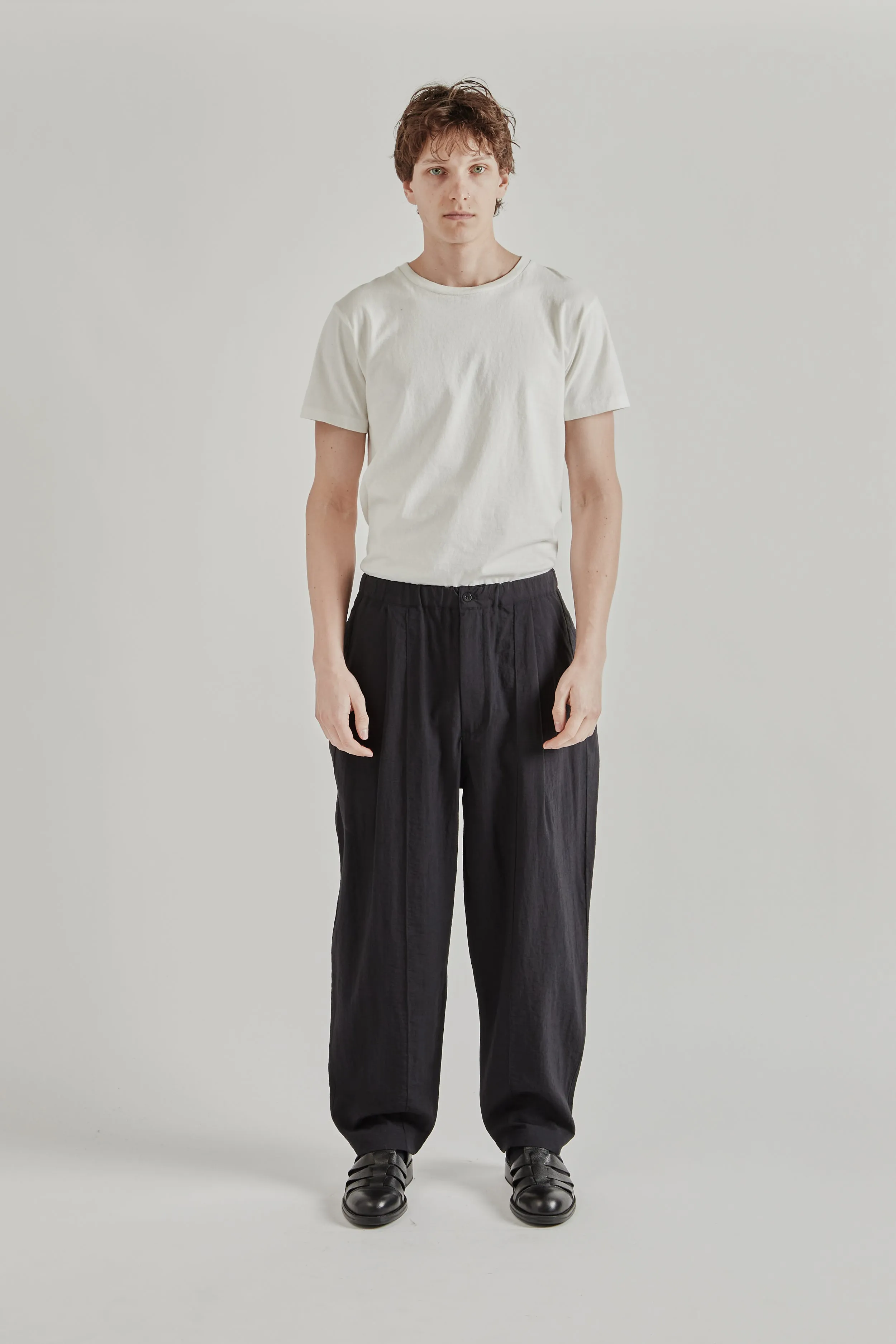 Pin Tuck Easy Pants - Black sold by Wallace Mercantile product image thumbnail 3