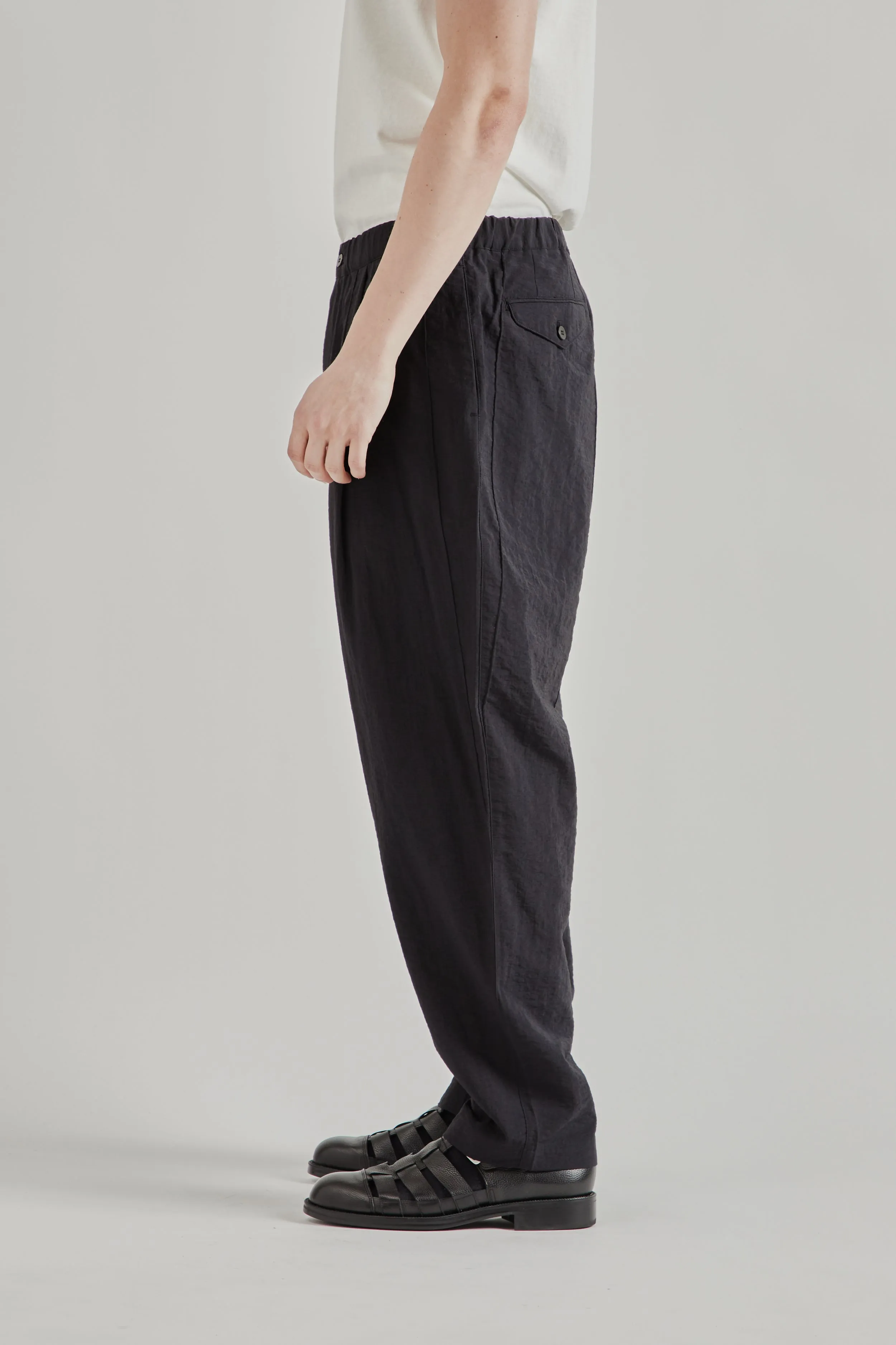 Pin Tuck Easy Pants - Black sold by Wallace Mercantile product image thumbnail 4