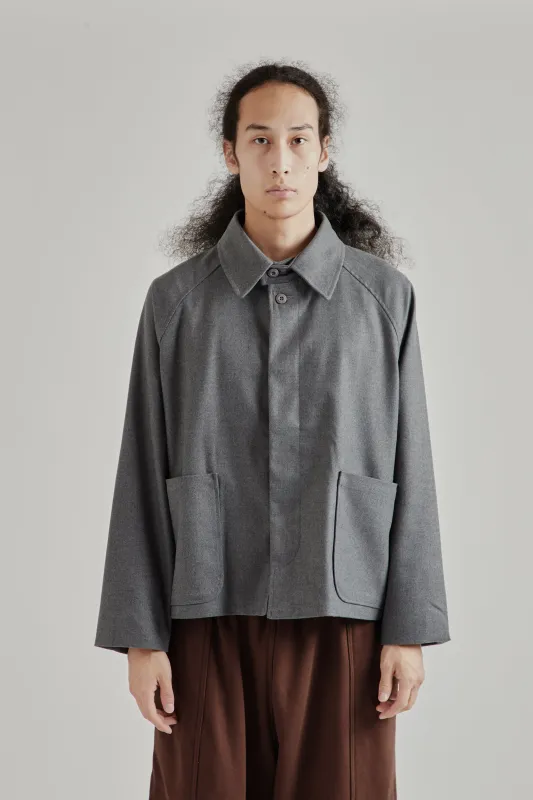 Raglan Pocket Jacket -  Grey made by Estudio Niksen