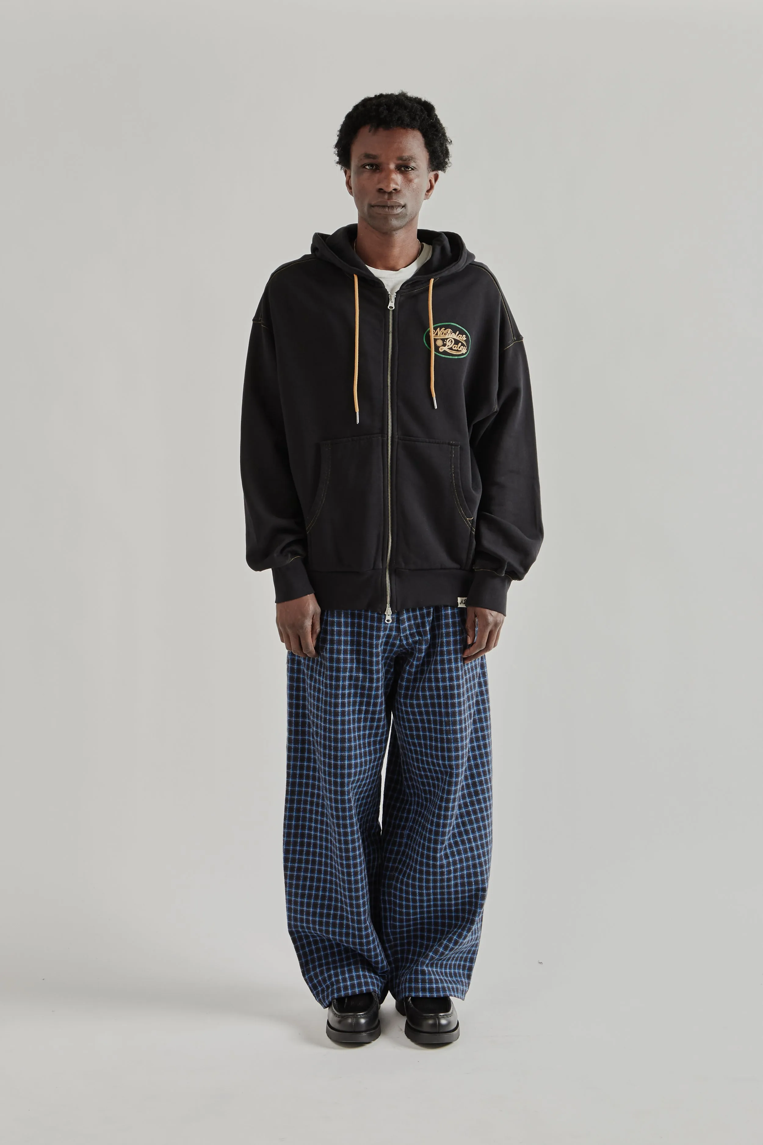 Roots Zip Up Hoodie - Black sold by Wallace Mercantile product image thumbnail 3