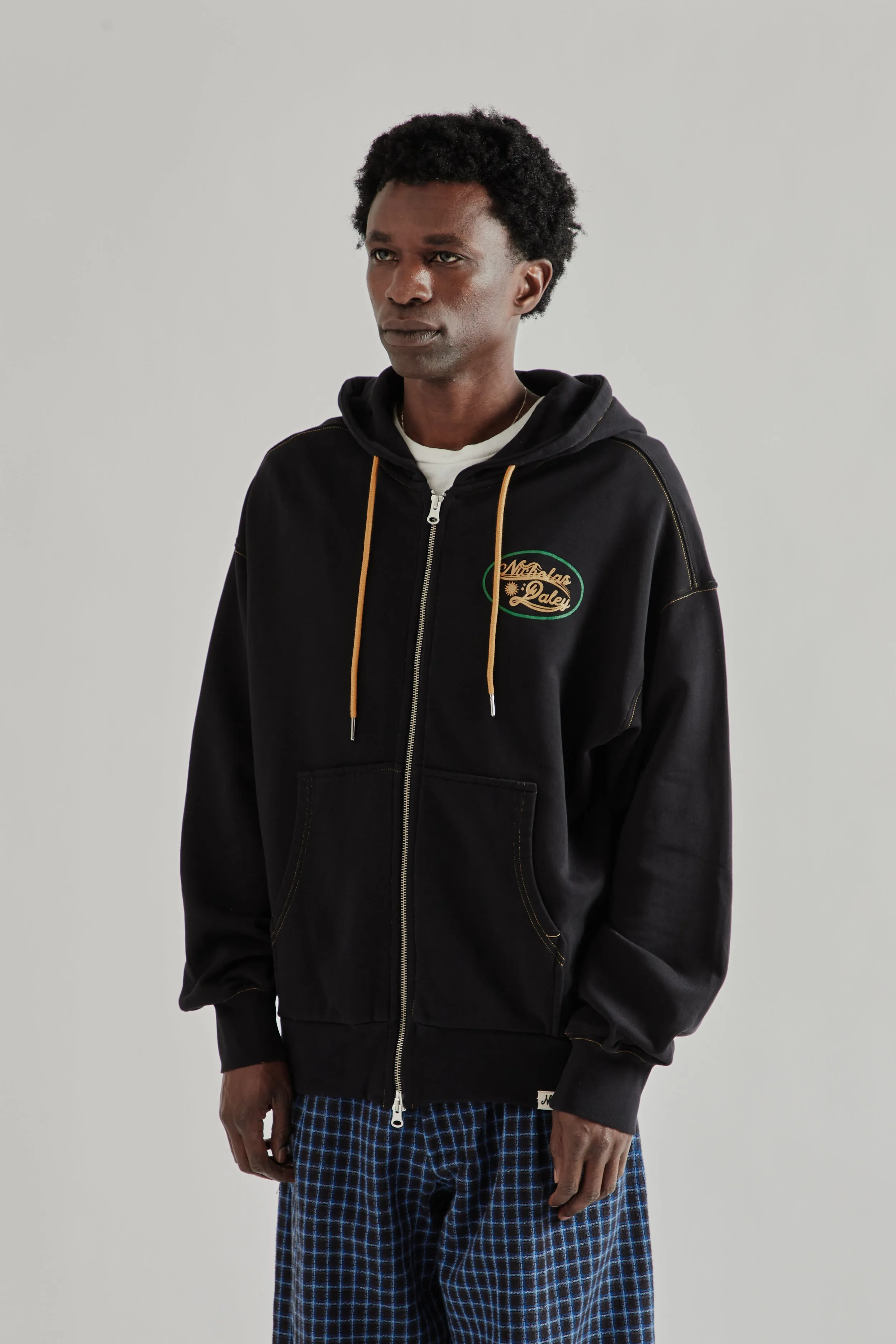 Roots Zip Up Hoodie - Black sold by Wallace Mercantile product image thumbnail 4