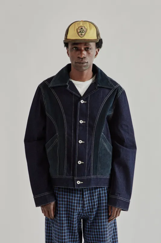 Rebel Jacket - Dark Indigo made by Nicholas Daley