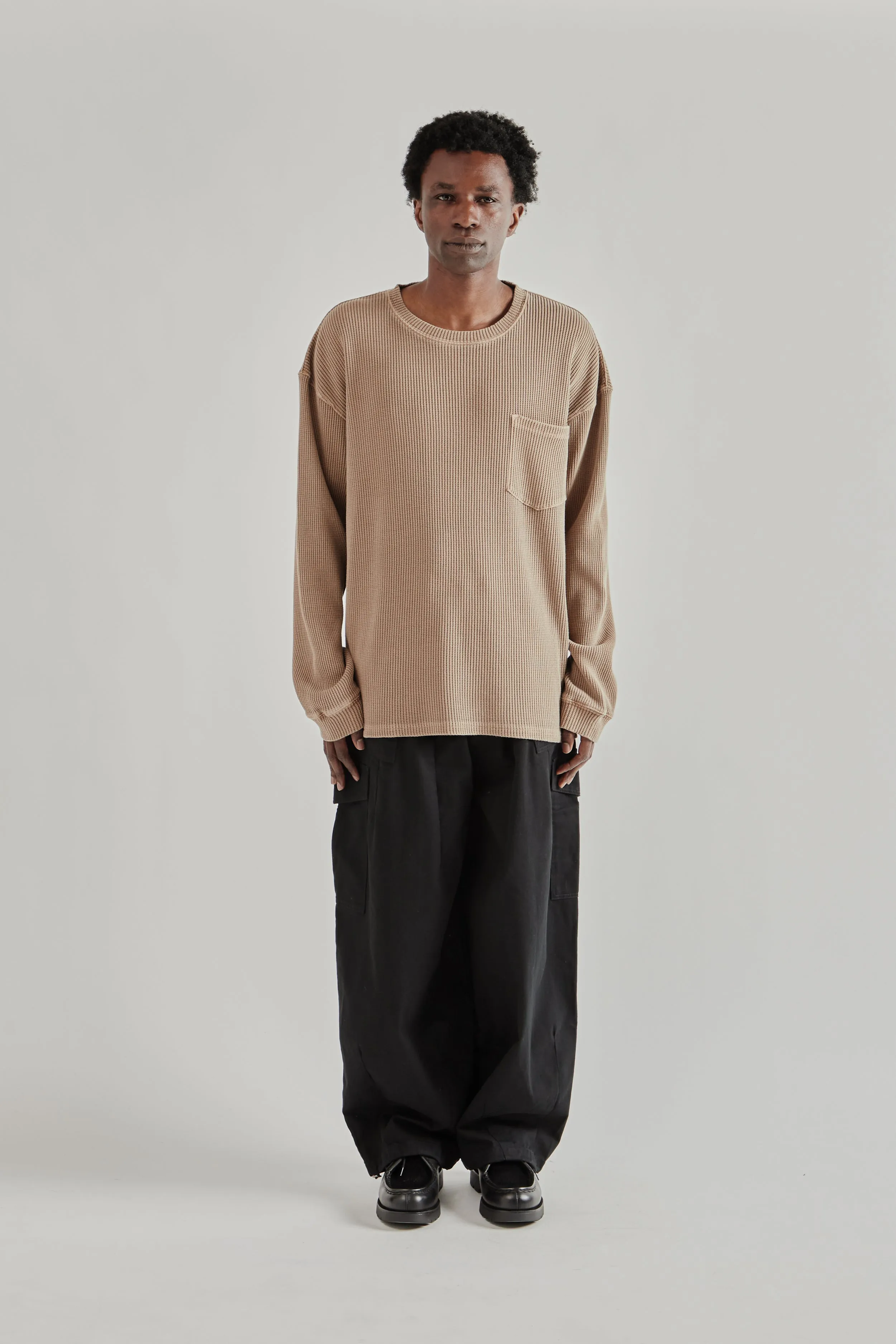Pigment Dyeing Waffle Pocket Tee - Tan sold by Wallace Mercantile product image thumbnail 3