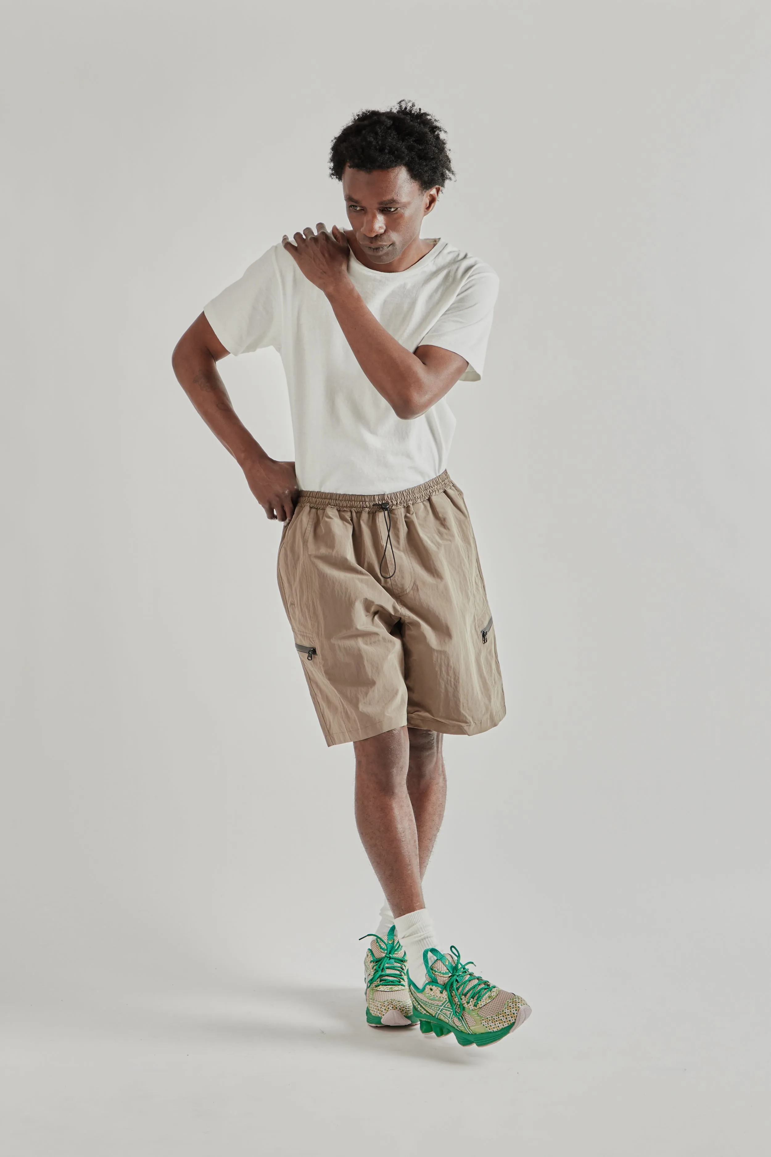 Nylon Utility Pocket Shorts - Mud sold by Wallace Mercantile product image thumbnail 2