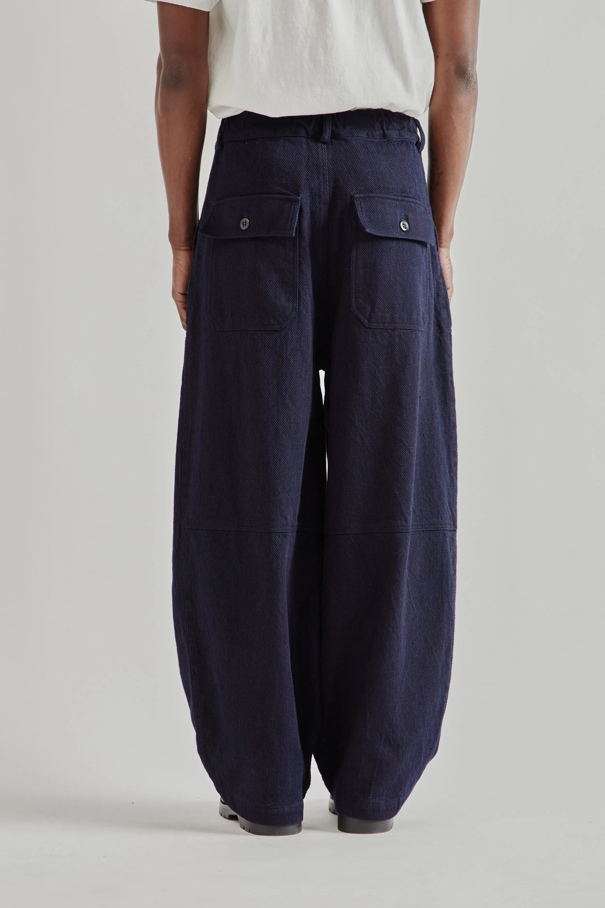 Sashiko Denim Balloon Pants - Indigo sold by Wallace Mercantile product image thumbnail 5
