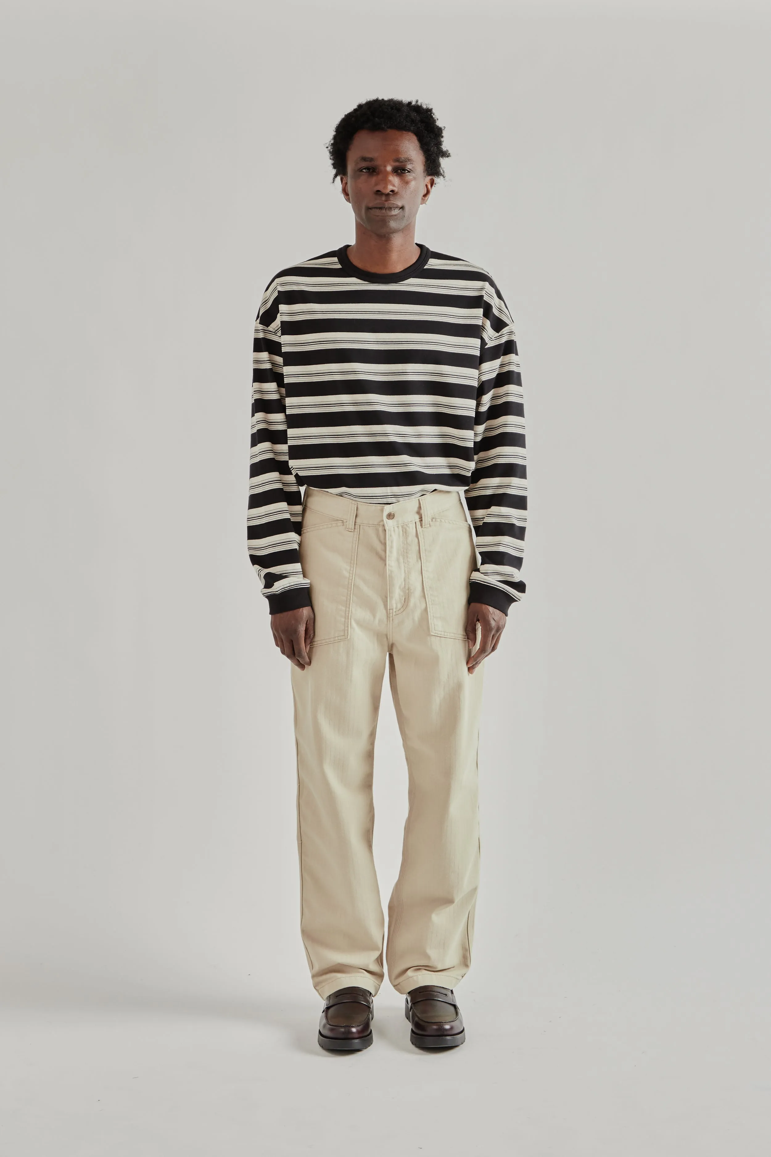 Army Denim Fatigue Pants - Beige sold by Wallace Mercantile product image thumbnail 3