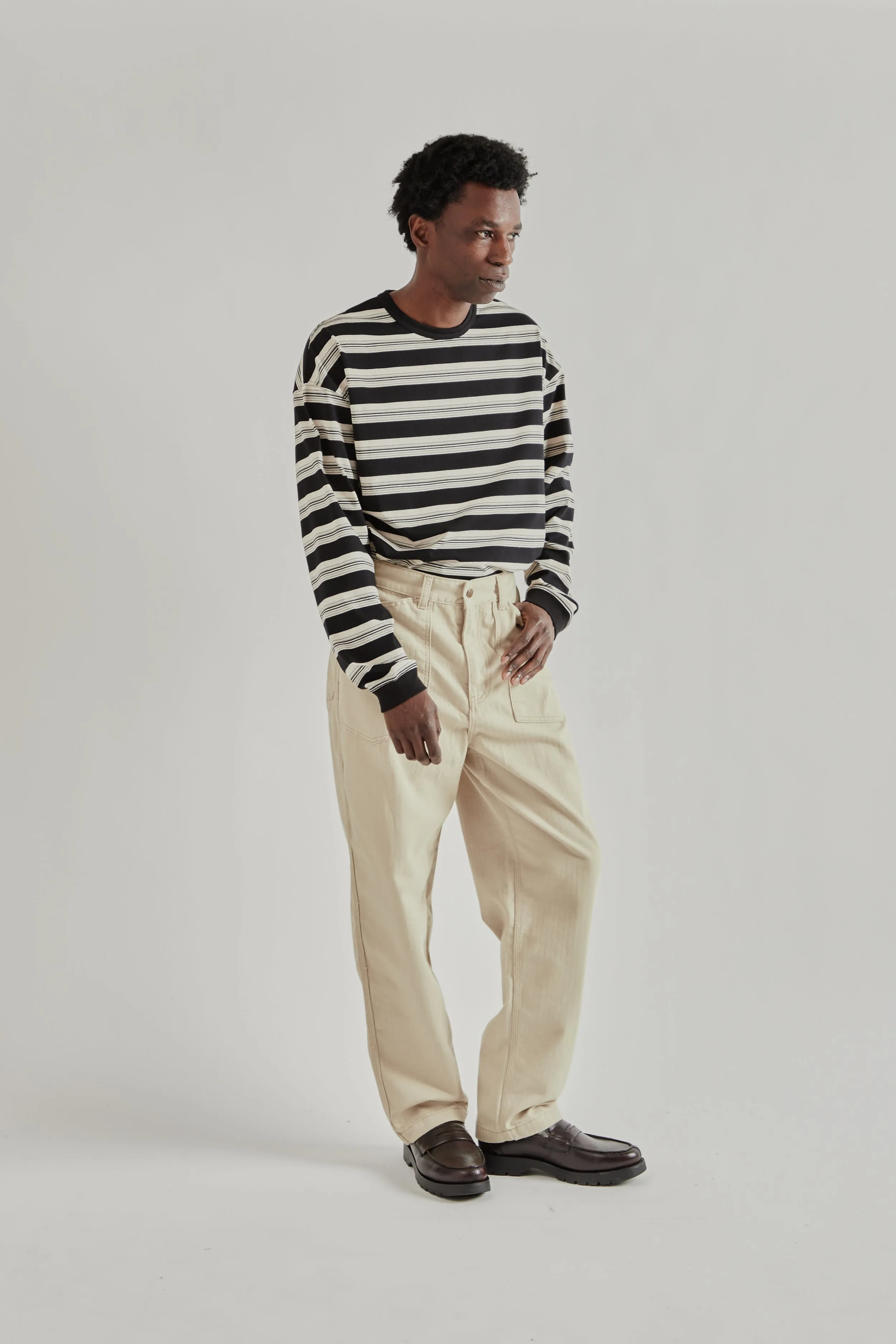 Army Denim Fatigue Pants - Beige sold by Wallace Mercantile product image thumbnail 2