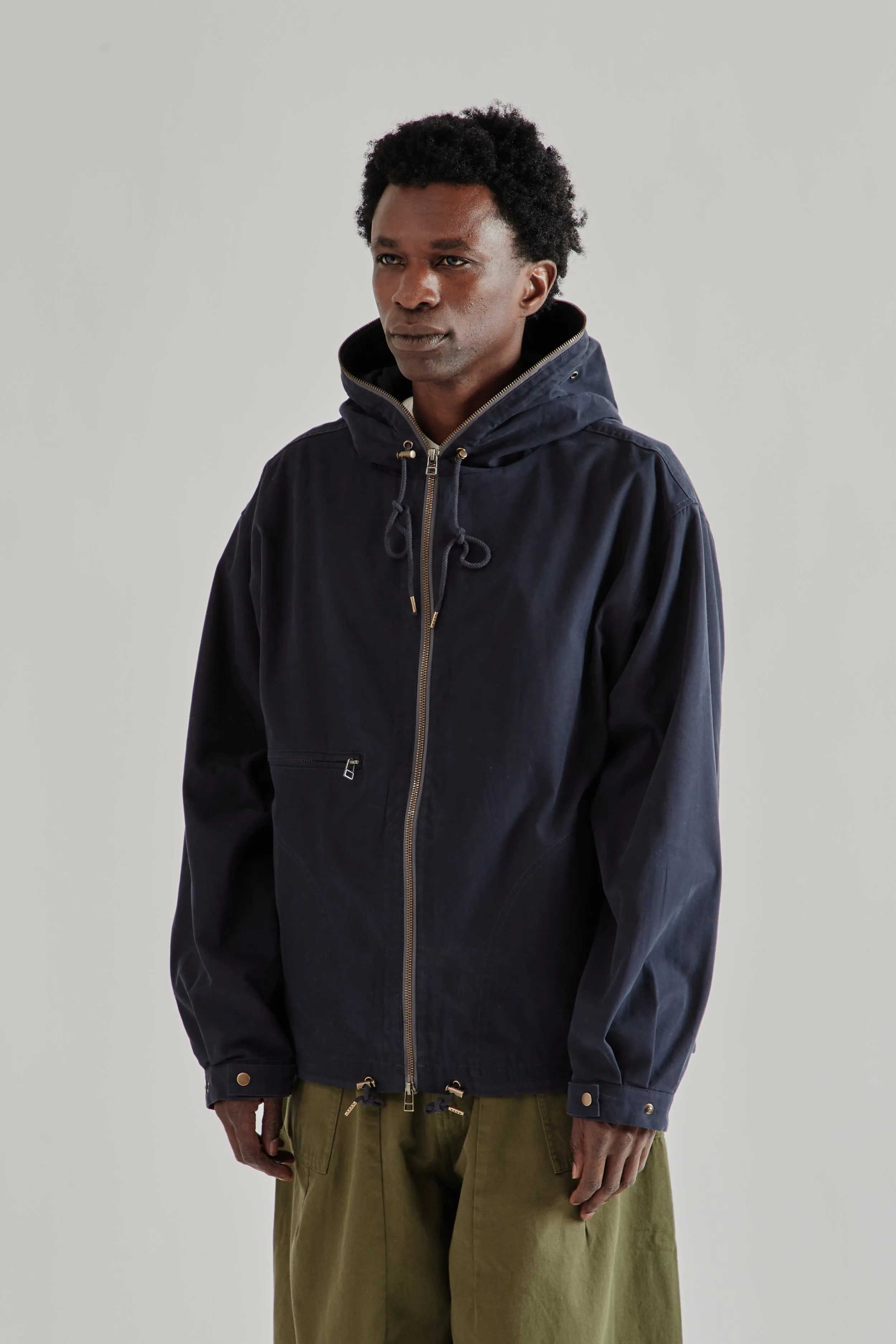 Sailing Hooded Parka - Navy sold by Wallace Mercantile product image thumbnail 4