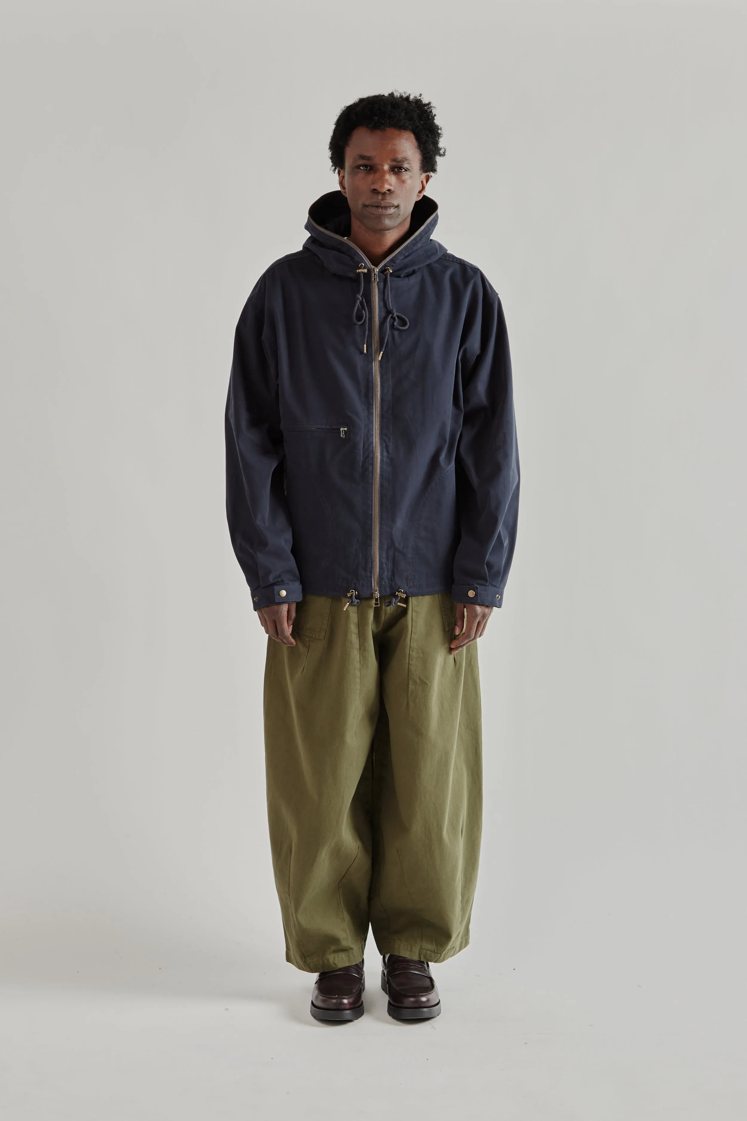 Sailing Hooded Parka - Navy sold by Wallace Mercantile product image thumbnail 3