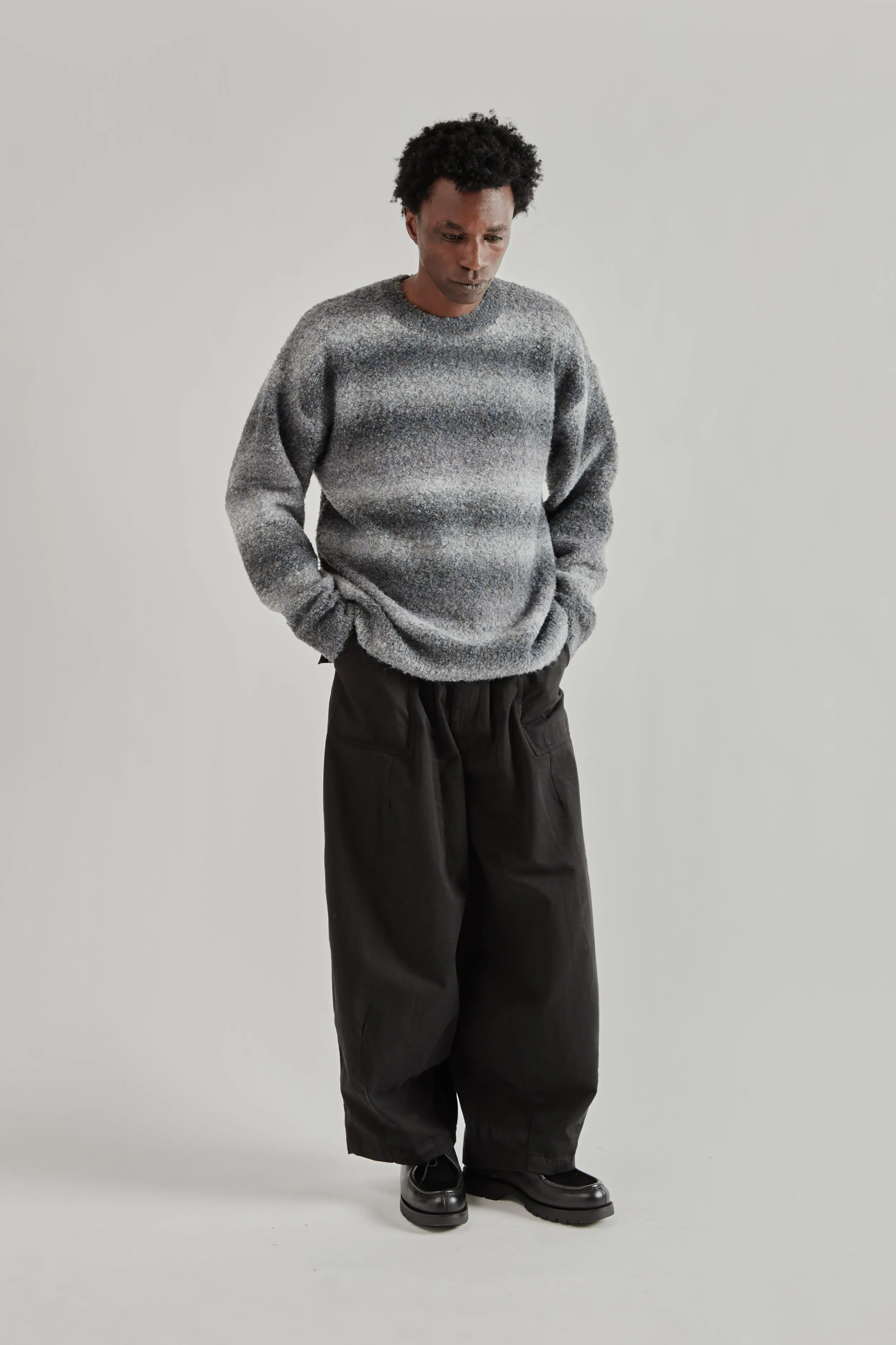 Gradation Boucle Knit - Grey sold by Wallace Mercantile product image thumbnail 2