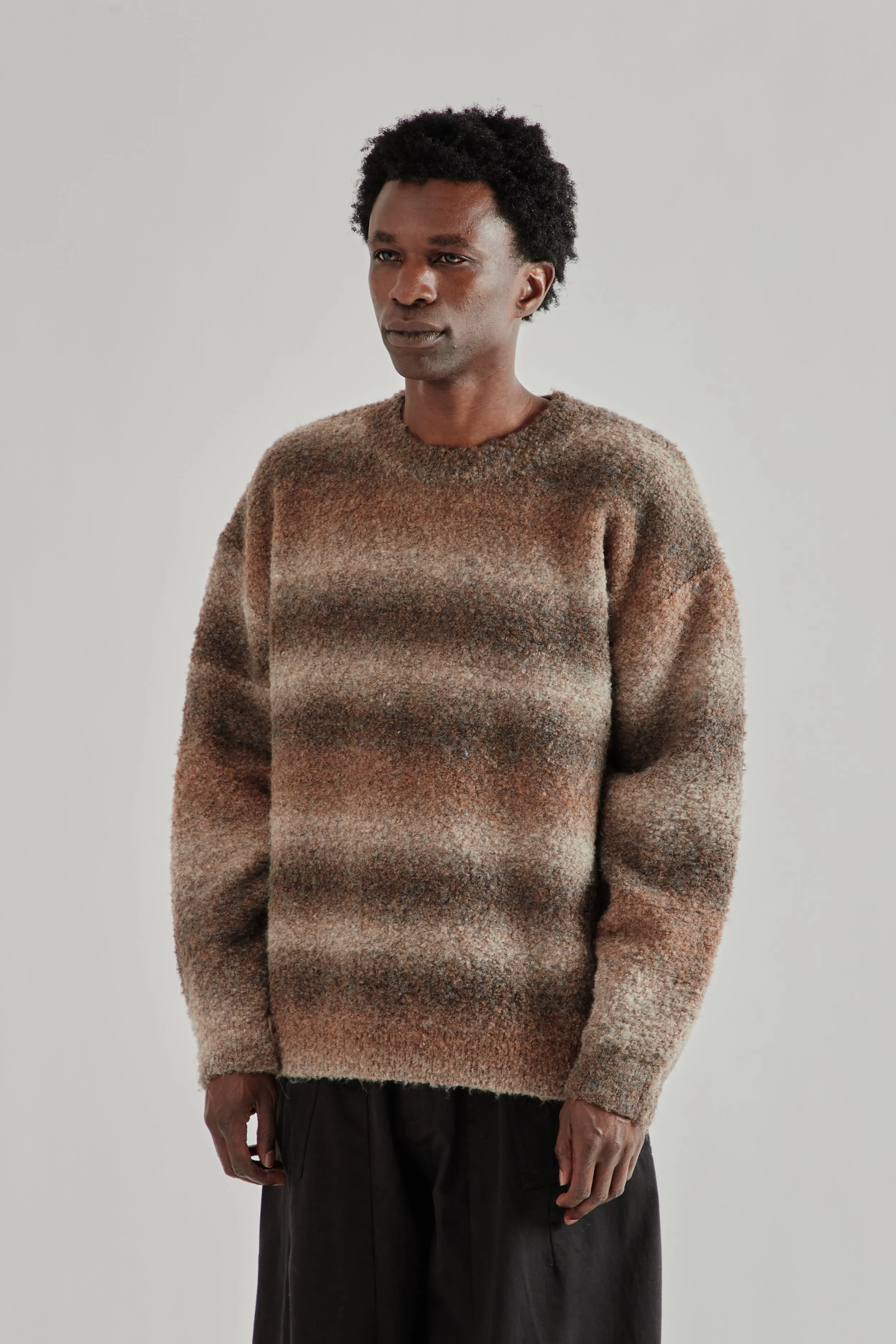 Gradation Boucle Knit - Brown sold by Wallace Mercantile product image thumbnail 4