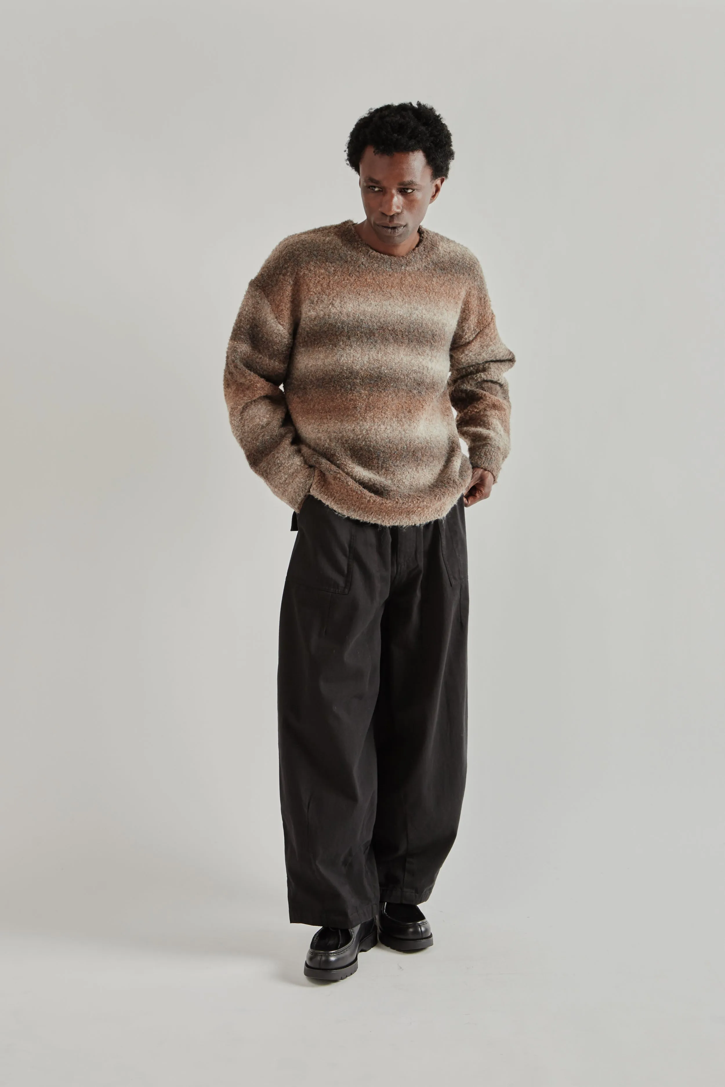 Gradation Boucle Knit - Brown sold by Wallace Mercantile product image thumbnail 2