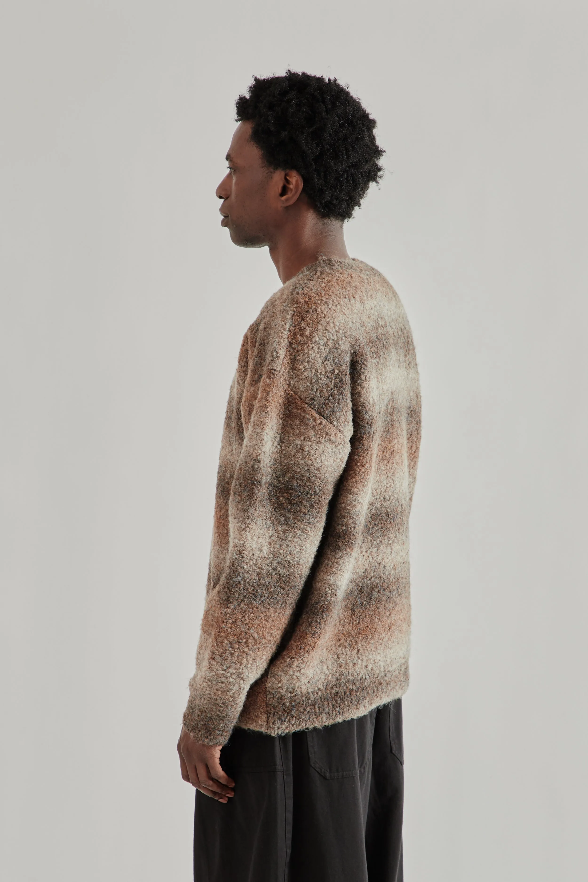 Gradation Boucle Knit - Brown sold by Wallace Mercantile product image thumbnail 5
